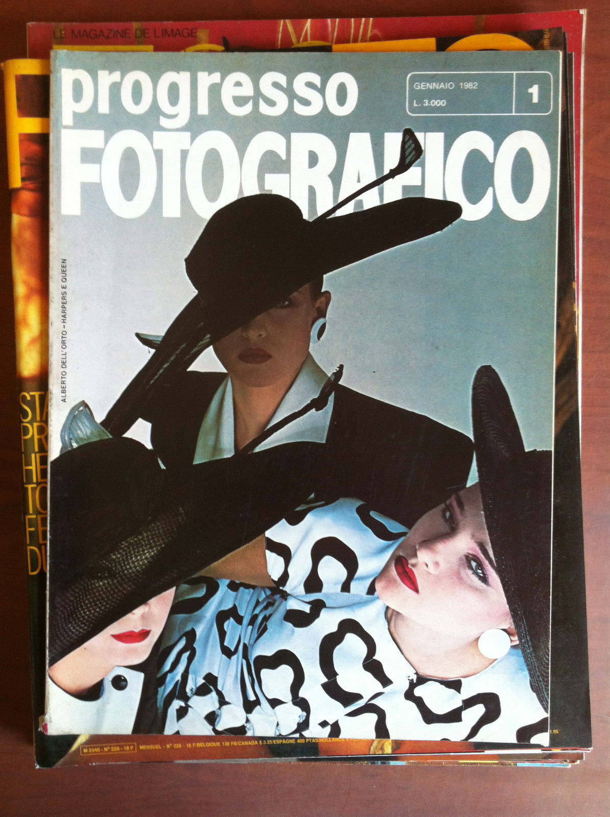 progresso FOTOGRAFICO n^ 1 Gennaio 1982 Cover: Alberto dell'Orto - …