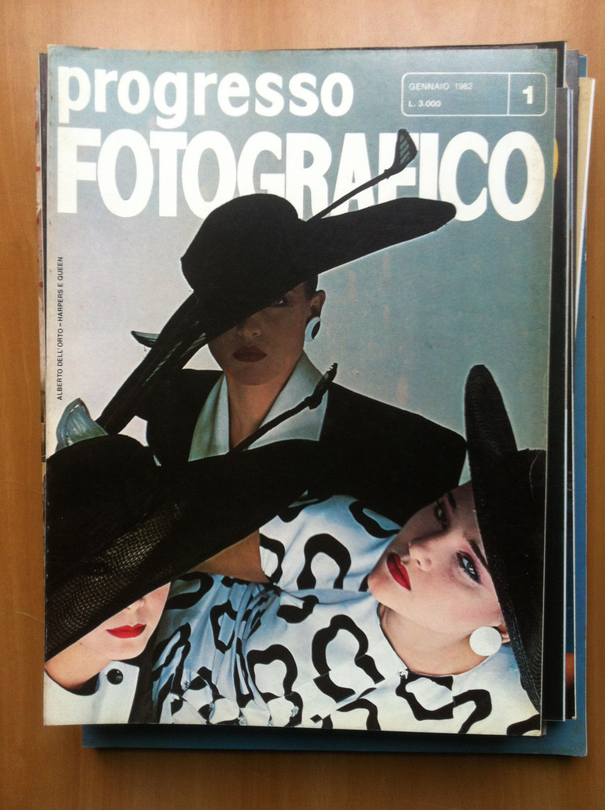 progresso FOTOGRAFICO n^ 1 Gennaio 1982 Cover: Alberto dell'Orto - …