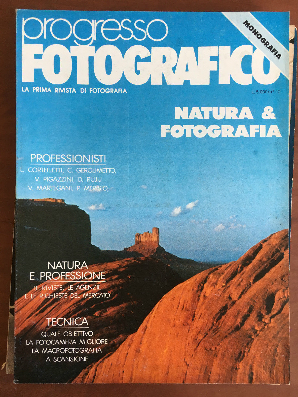 progresso FOTOGRAFICO n^ 12 Dic 1986 Gen 1987 Cover: G.A. …