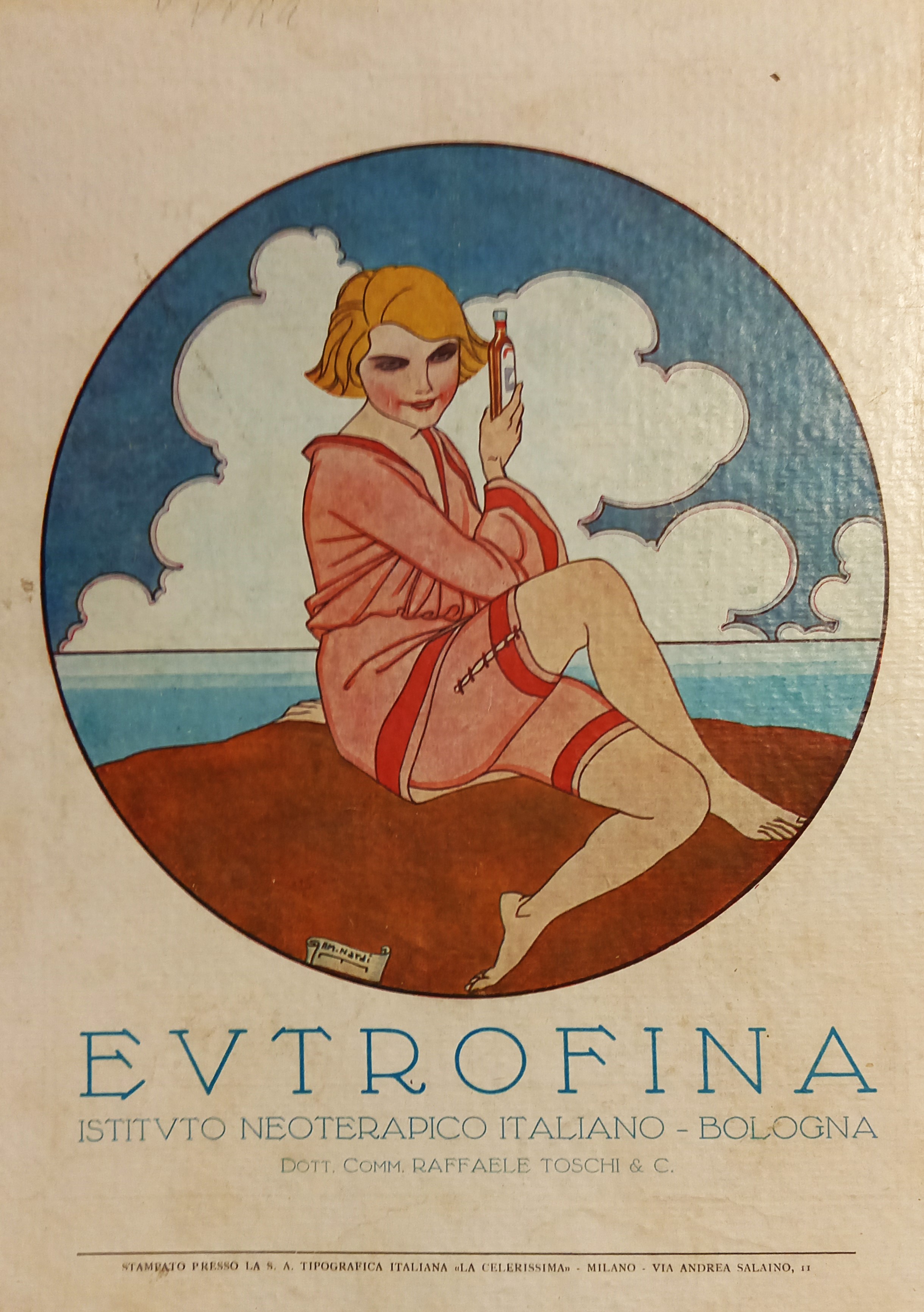Pubblicità EUTROFINA Istituto Neoterapico Italiano 1923
