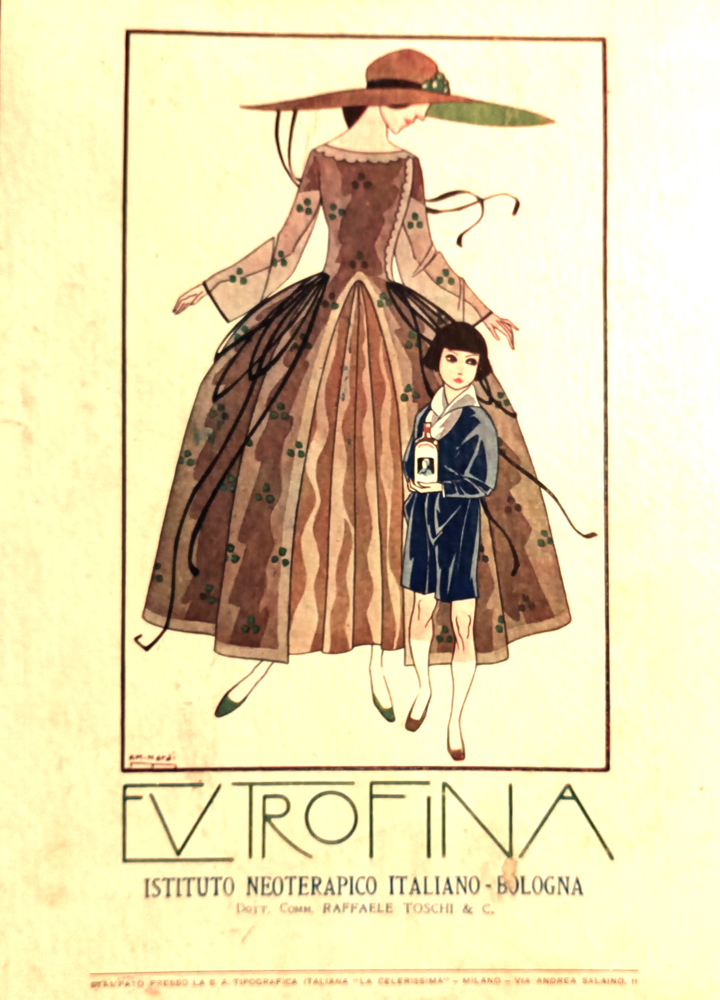 Pubblicità EUTROFINA Istituto Neoterapico Italiano 1923