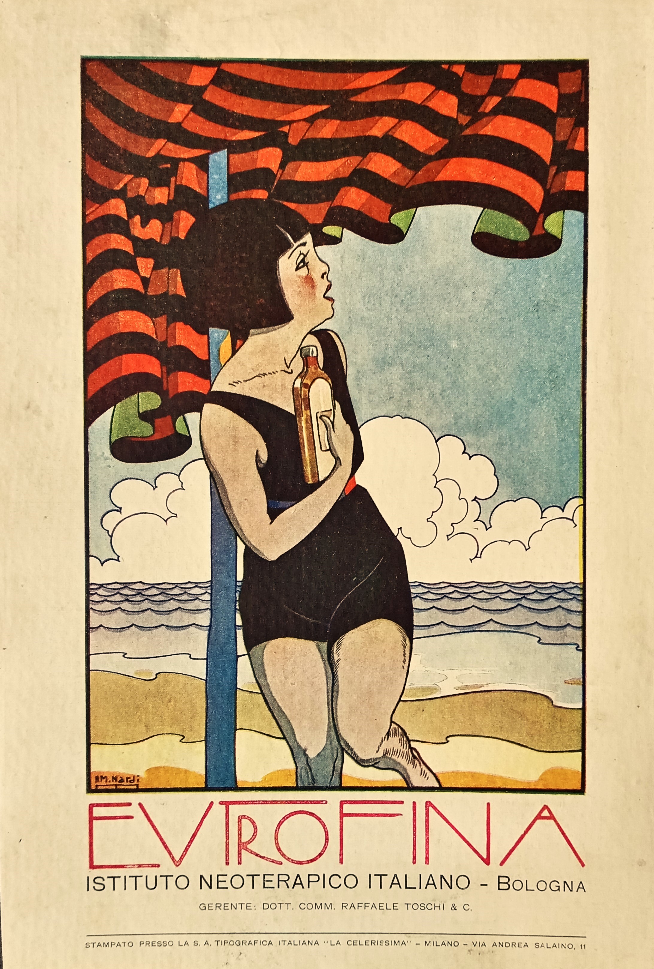 Pubblicità EUTROFINA Istituto Neoterapico Italiano 1923