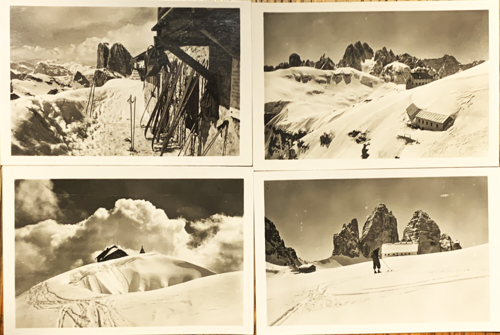 Quattro Fotografie originali di Antonia Verocai Zardini Cortina d'Ampezzo