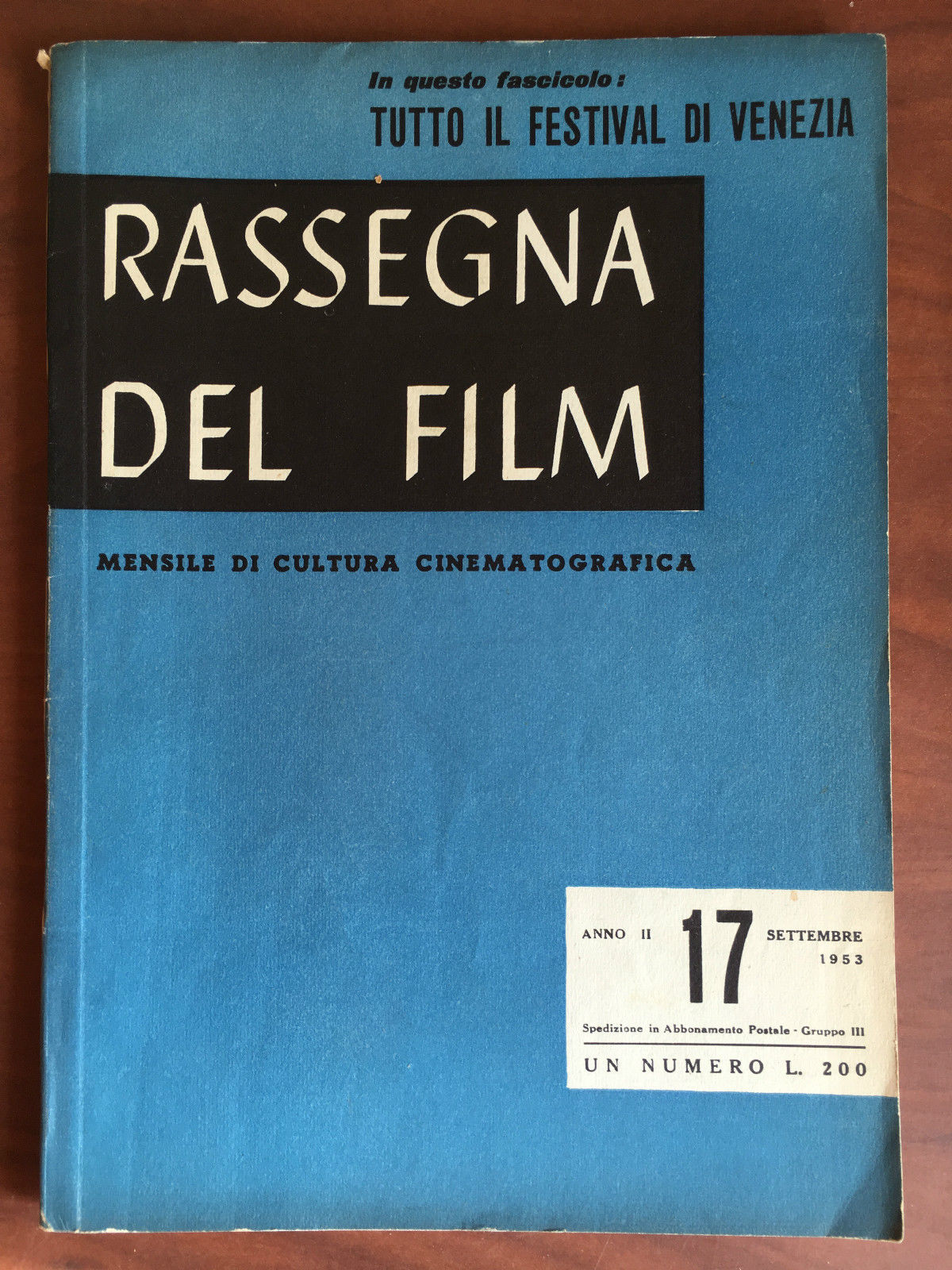 Rassegna del Film n^ 17 Settembre 1953 - E20472
