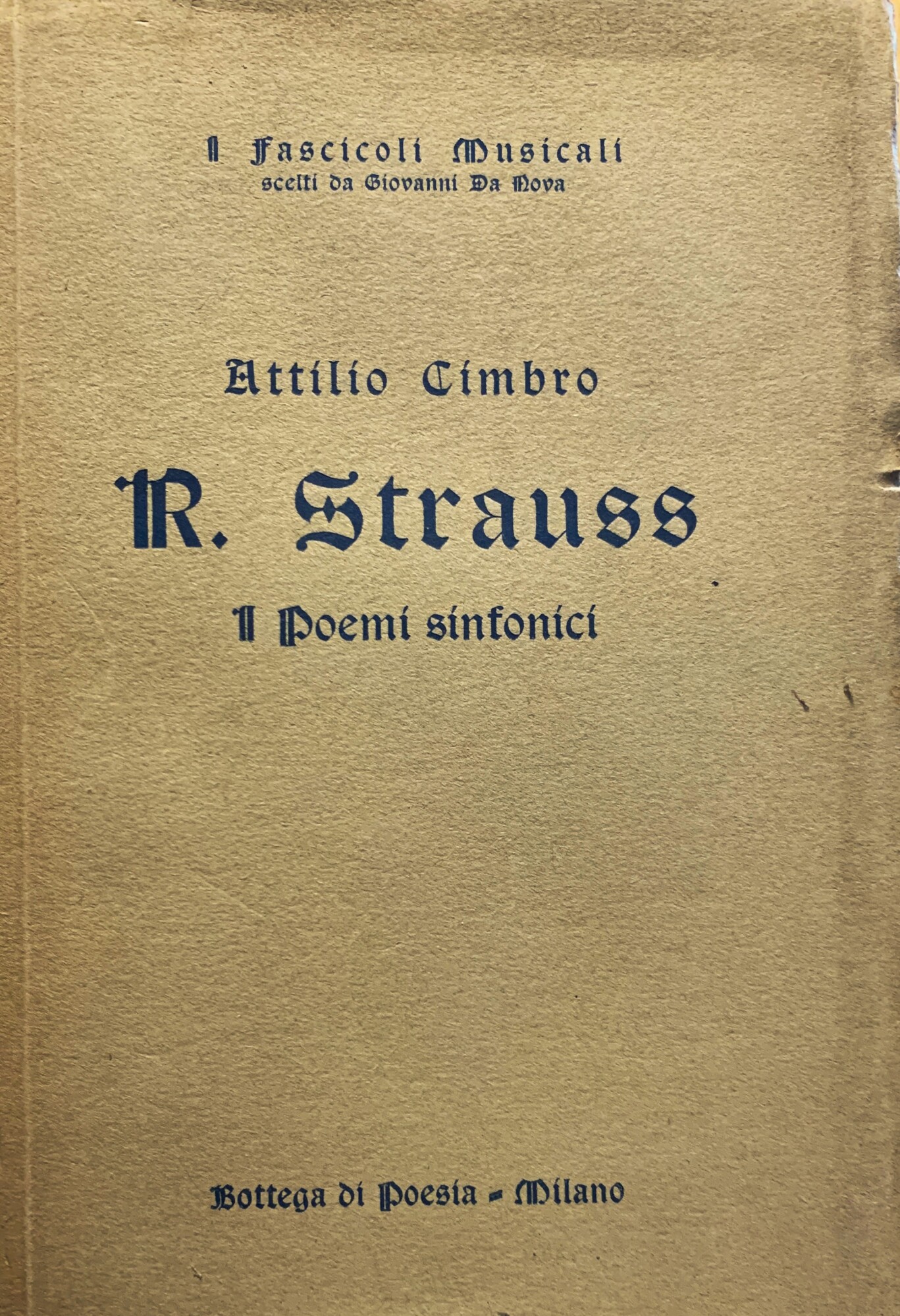 Riccardo Strauss. I Poemi sinfonici