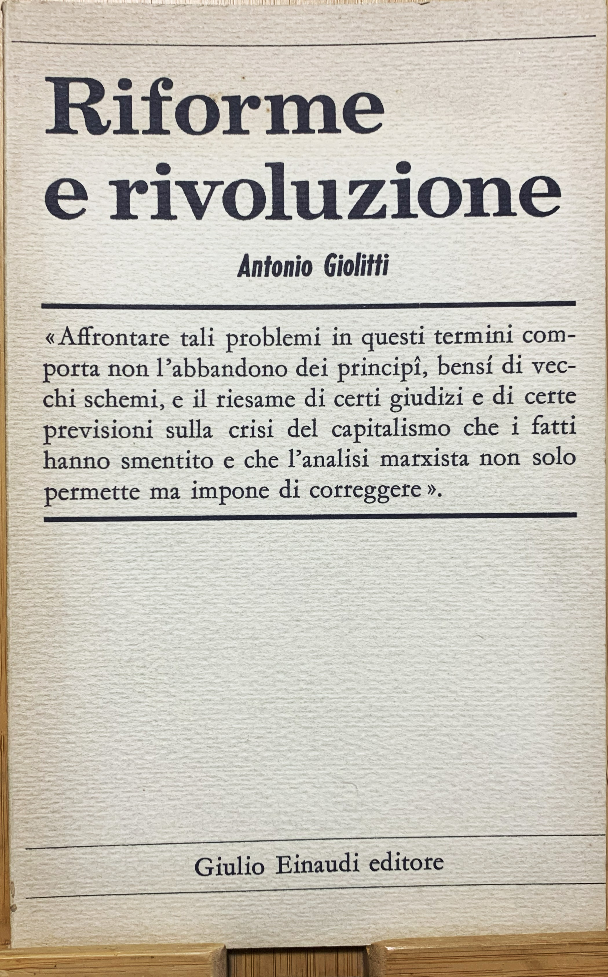 Riforme e rivoluzione