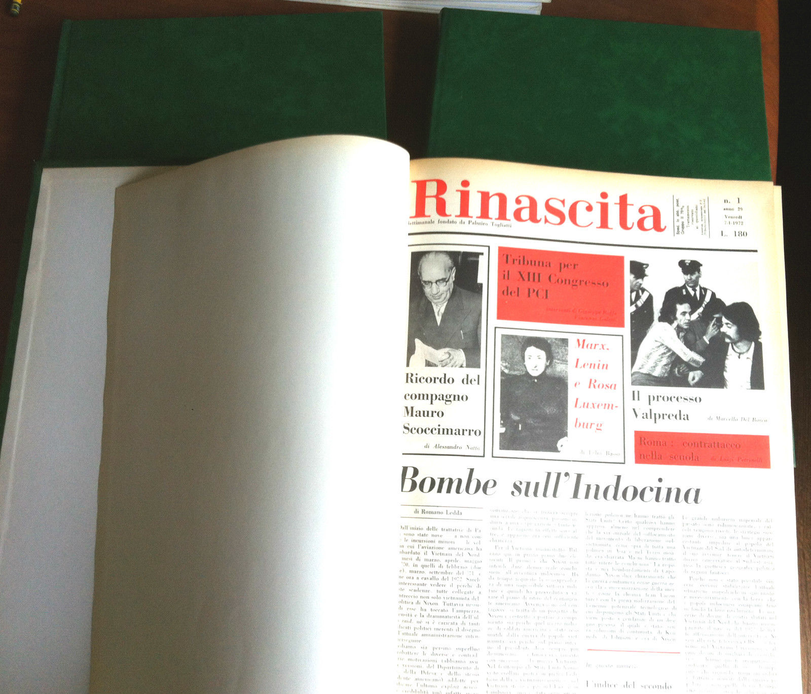 Rinascita Settimanale fondato Palmiro Togliatti annata completa 1972 - E19081