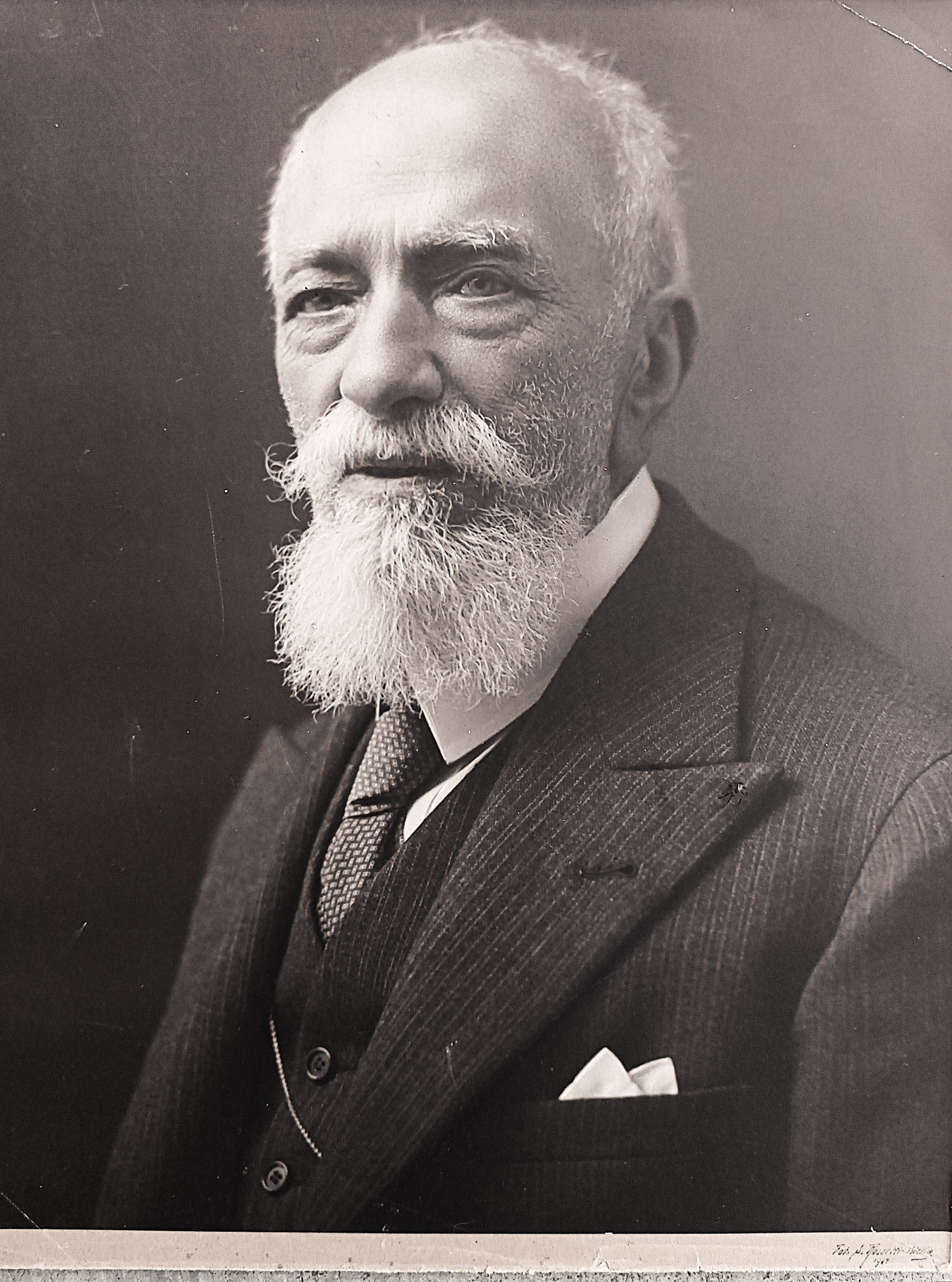 Ritratto fotografico del Matematico Enrico D'Ovidio 1907