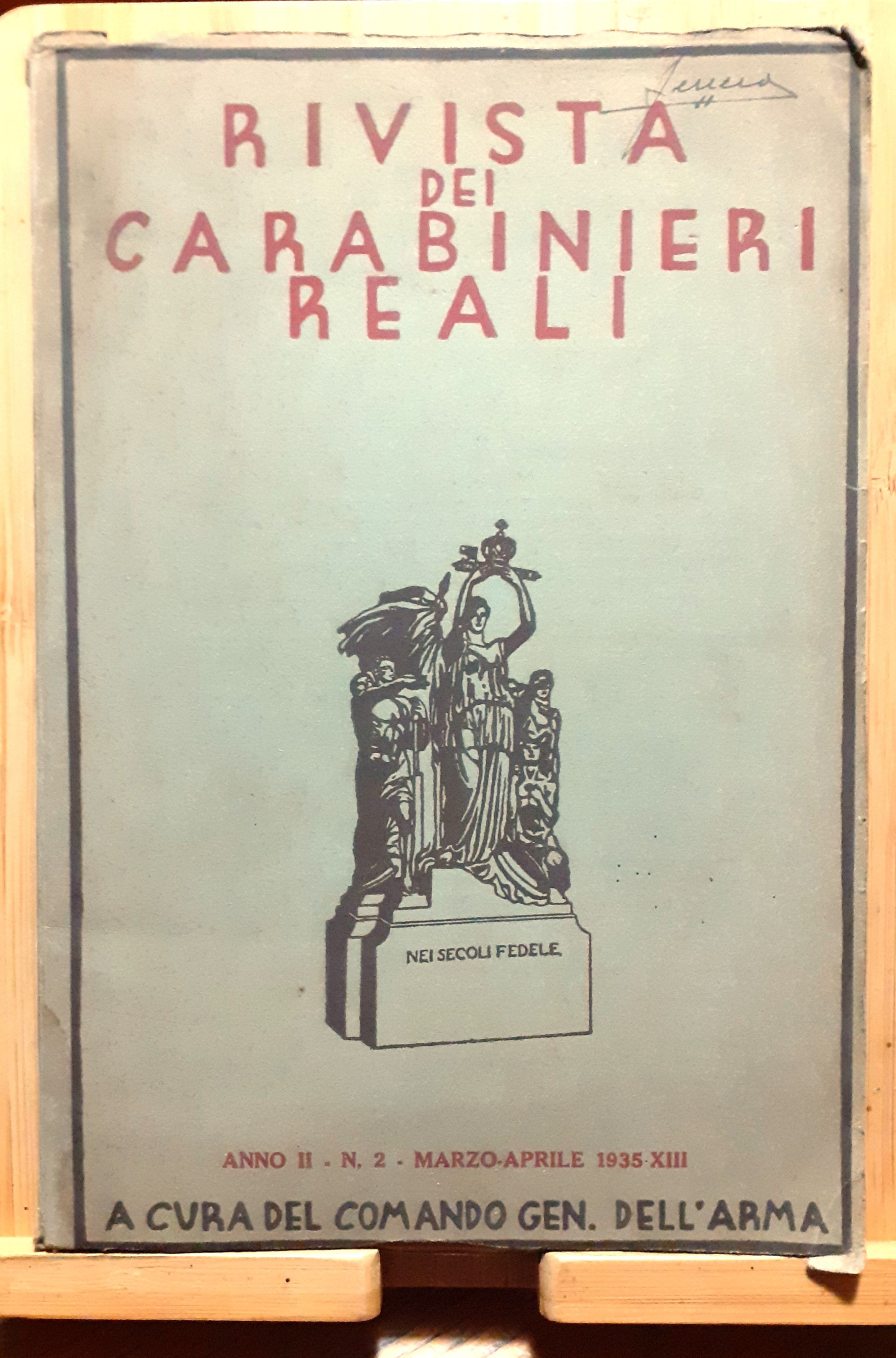 Rivista dei Carabinieri Reali. Rassegna di Studi Militari e Professionali