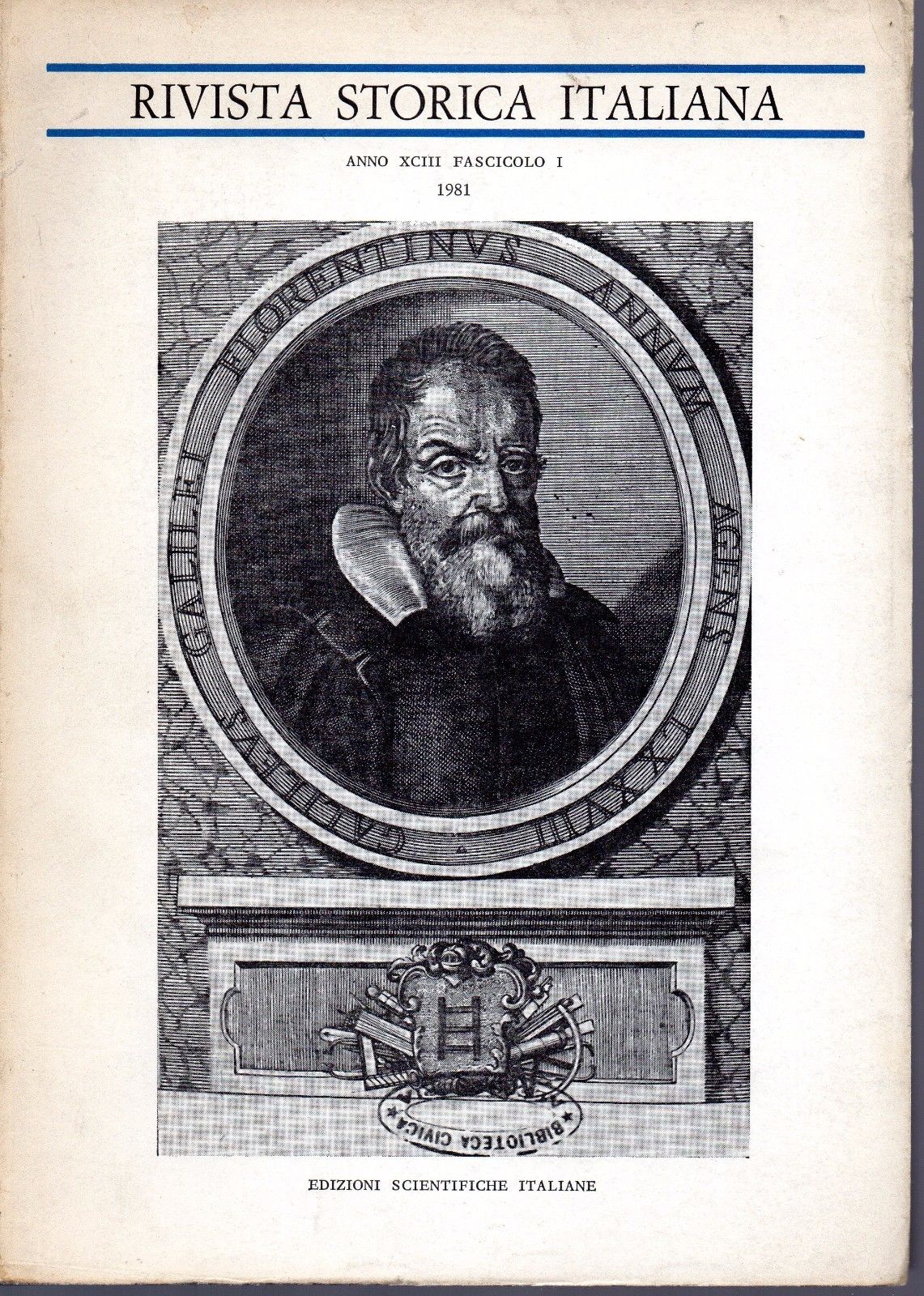 Rivista Storica Italiana 1981 fascicolo 1
