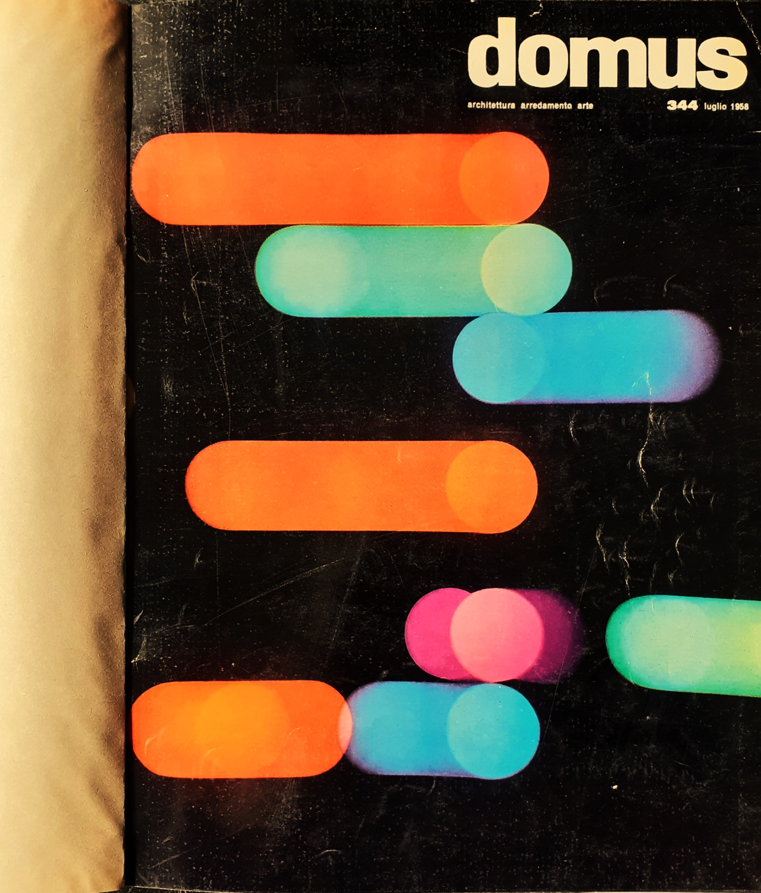 Riviste Domus secondo semestre rilegato 1958