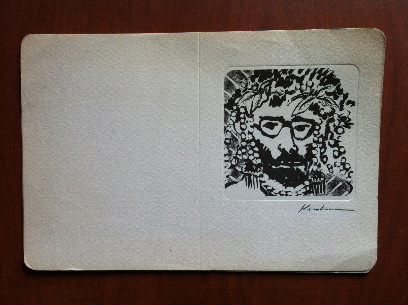 Robert Kushner per Bolaffiarte Autoritratto - E12560