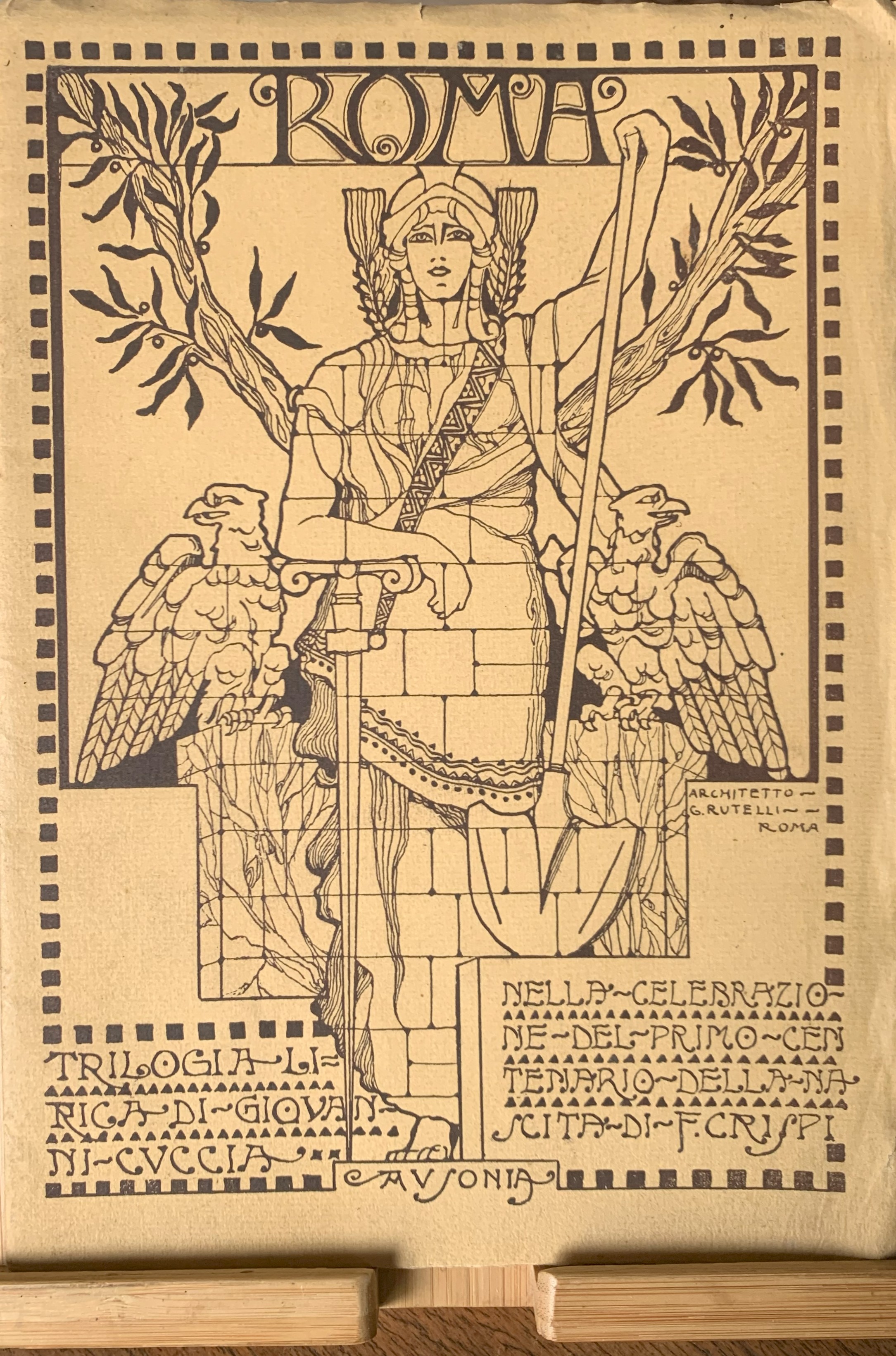 Roma. Trilogia lirica di Giovanni Cuccia. Nella Celebrazione del 1^ …