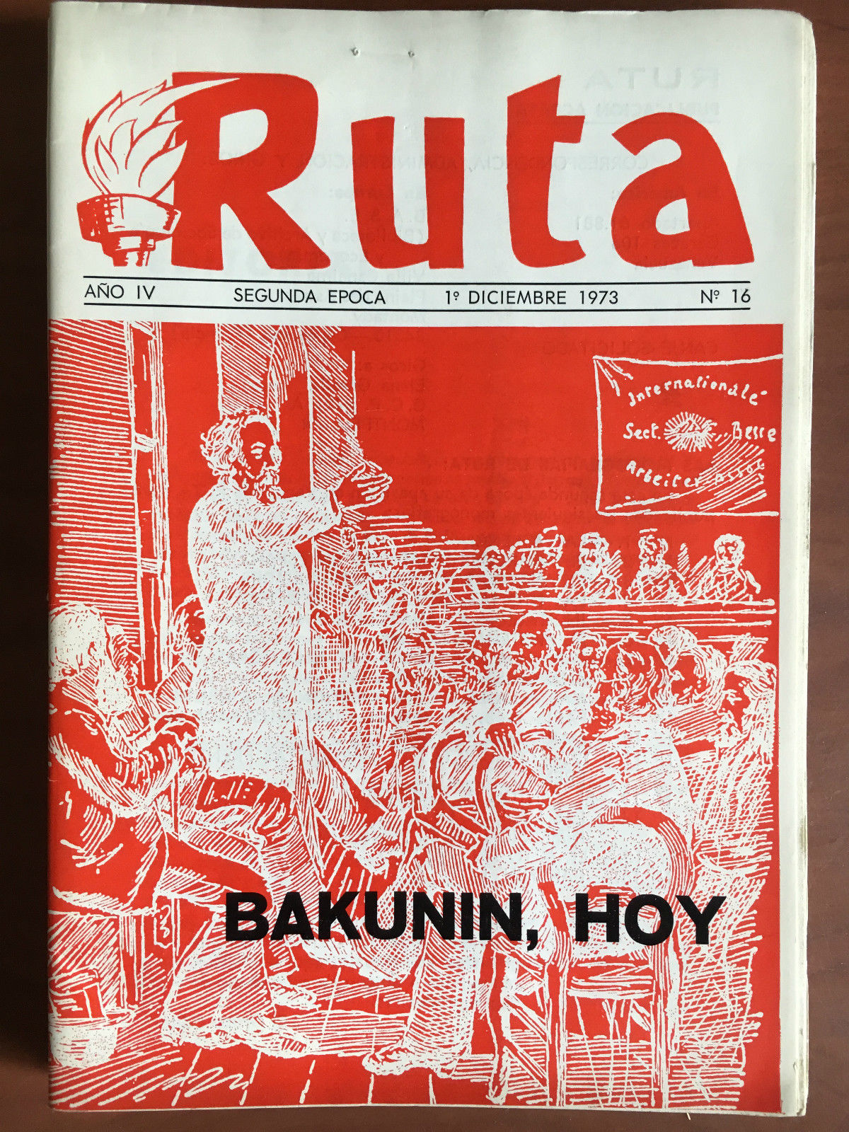 Ruta Ano IV segunda epoca 1^ Diciembre 1973 n^ 16 …