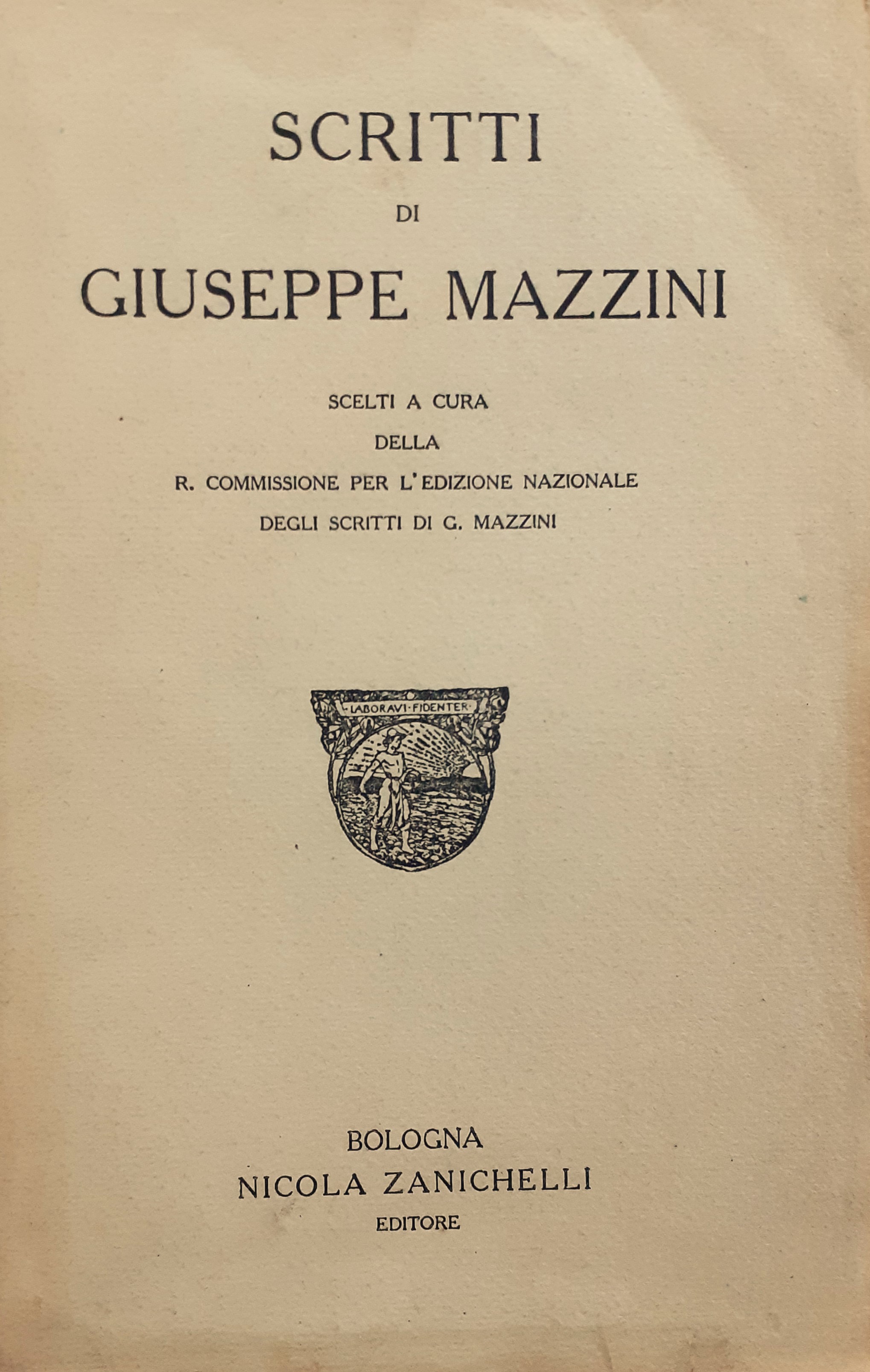 Scritti di Giuseppe Mazzini