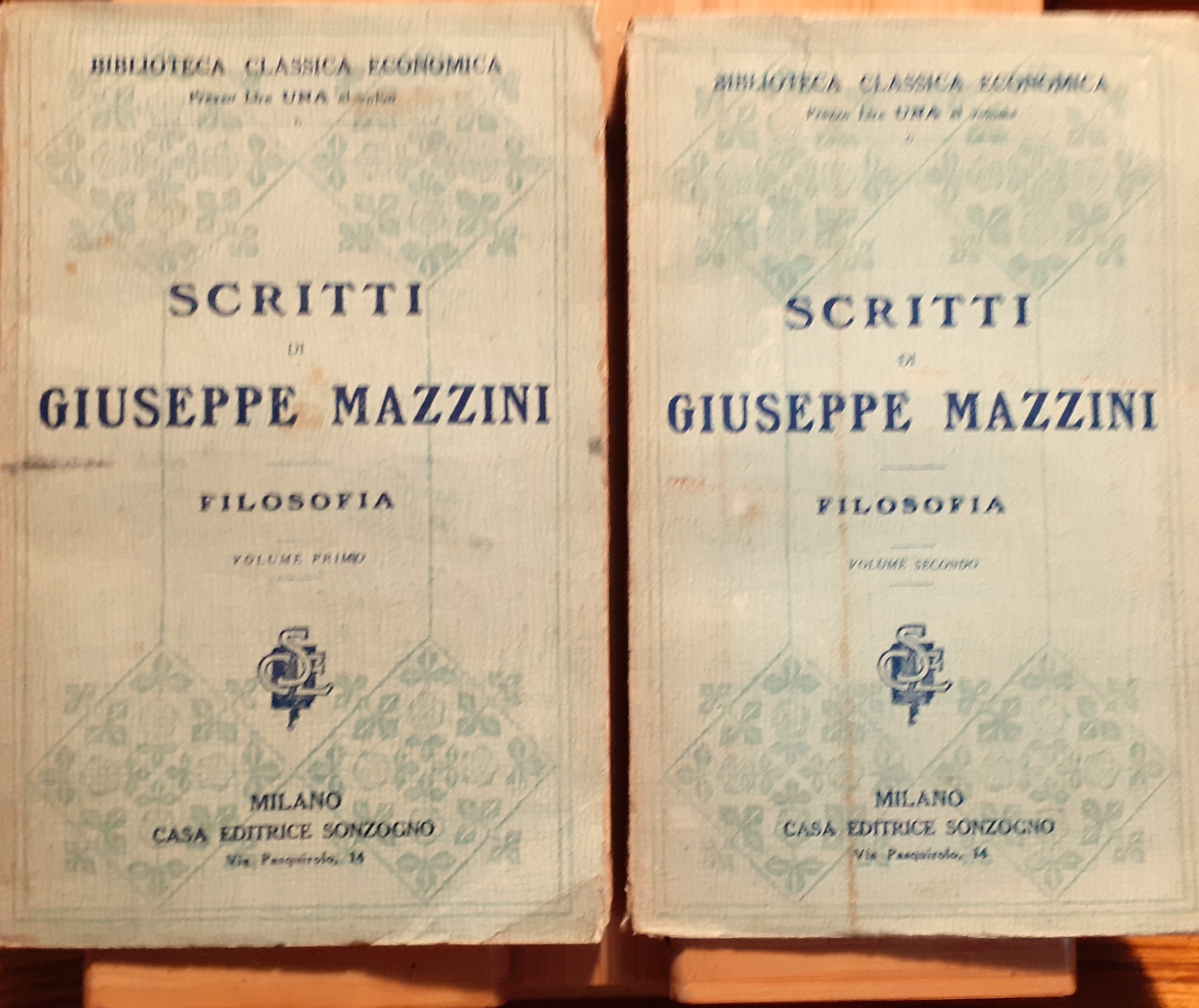 Scritti di Giuseppe Mazzini. Filosofia. &gt;