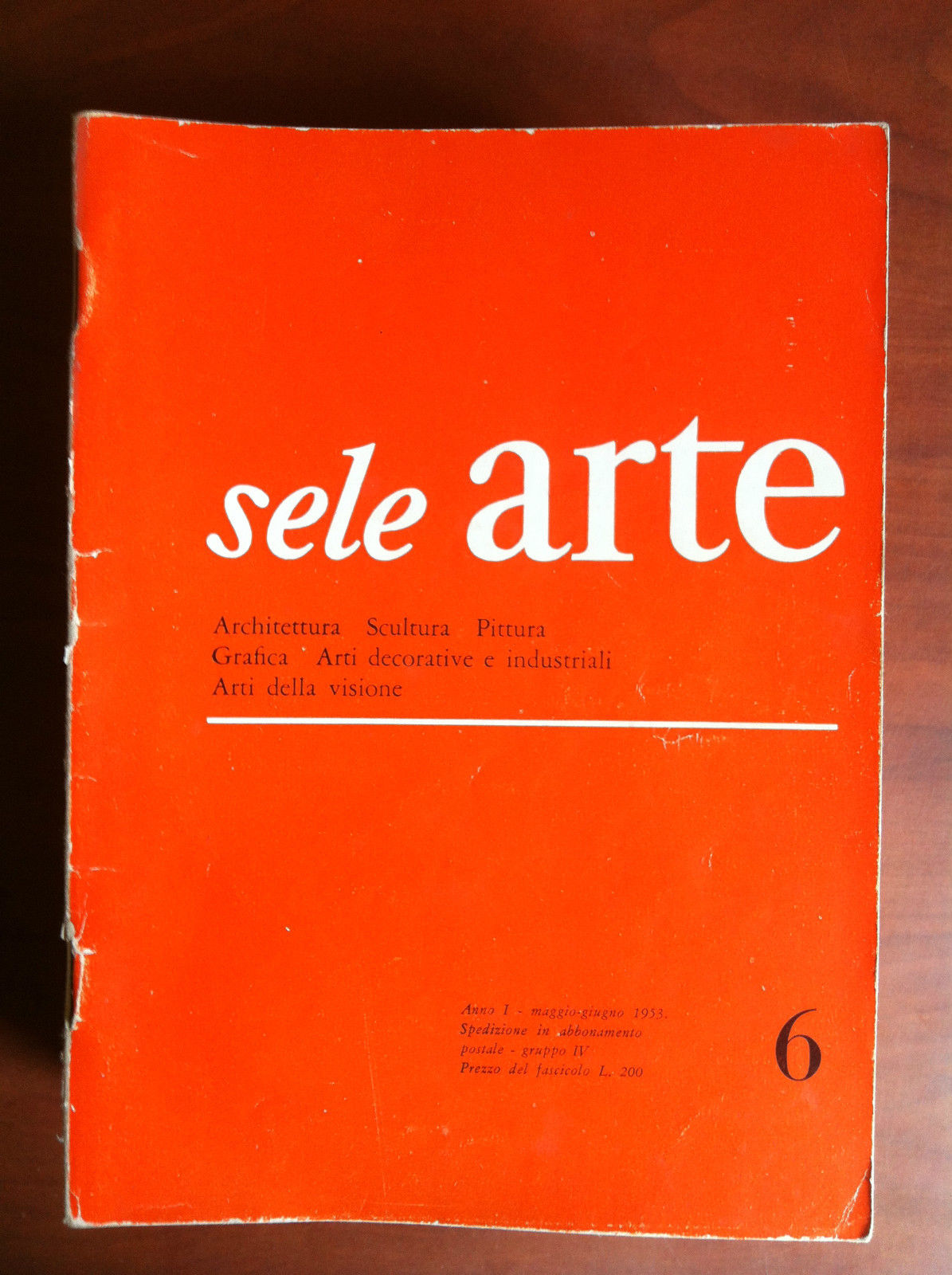 sele ARTE Anno I n^ 6 Maggio-Giugno 1953 - E17640