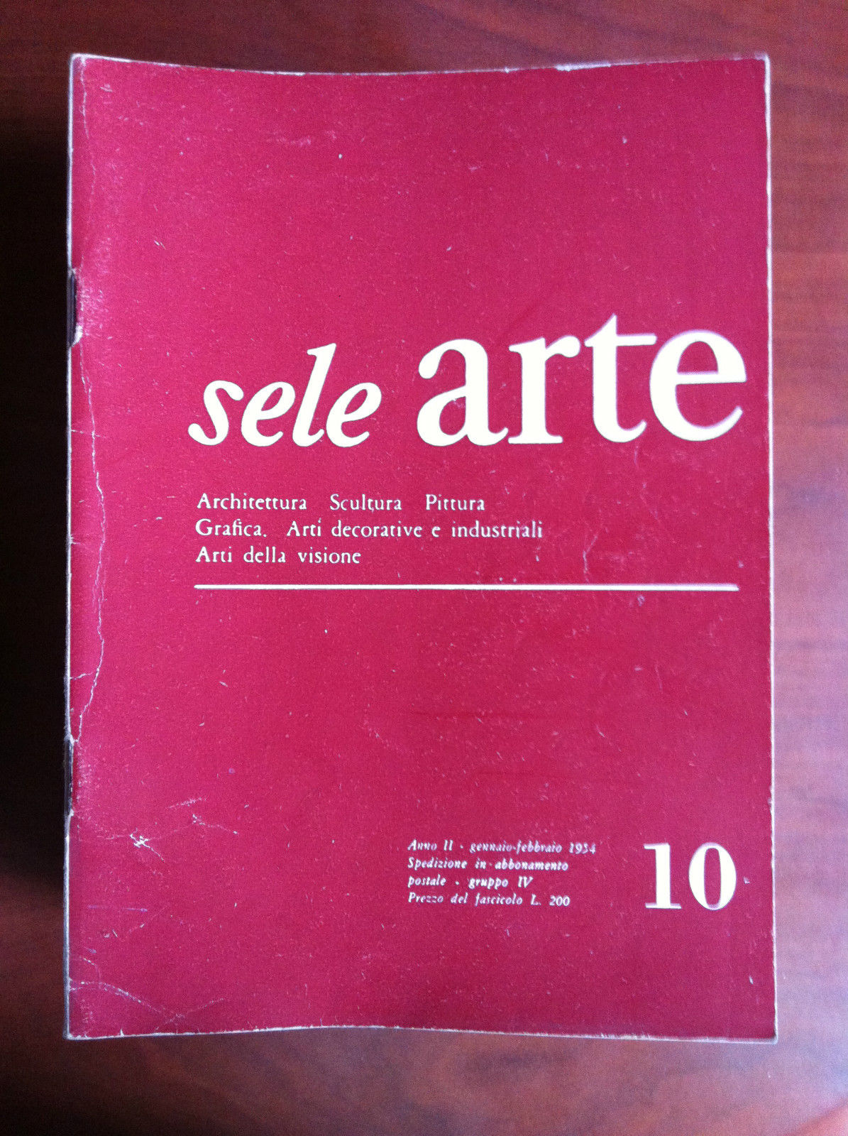 sele ARTE Anno II n^ 10 Gennaio/Febbraio 1954 - E18813