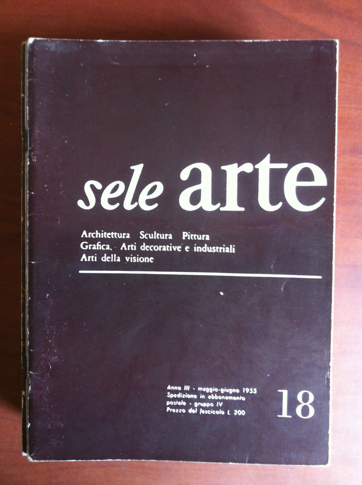 sele ARTE Anno III n^ 18 Maggio-Giugno 1955 - E17644