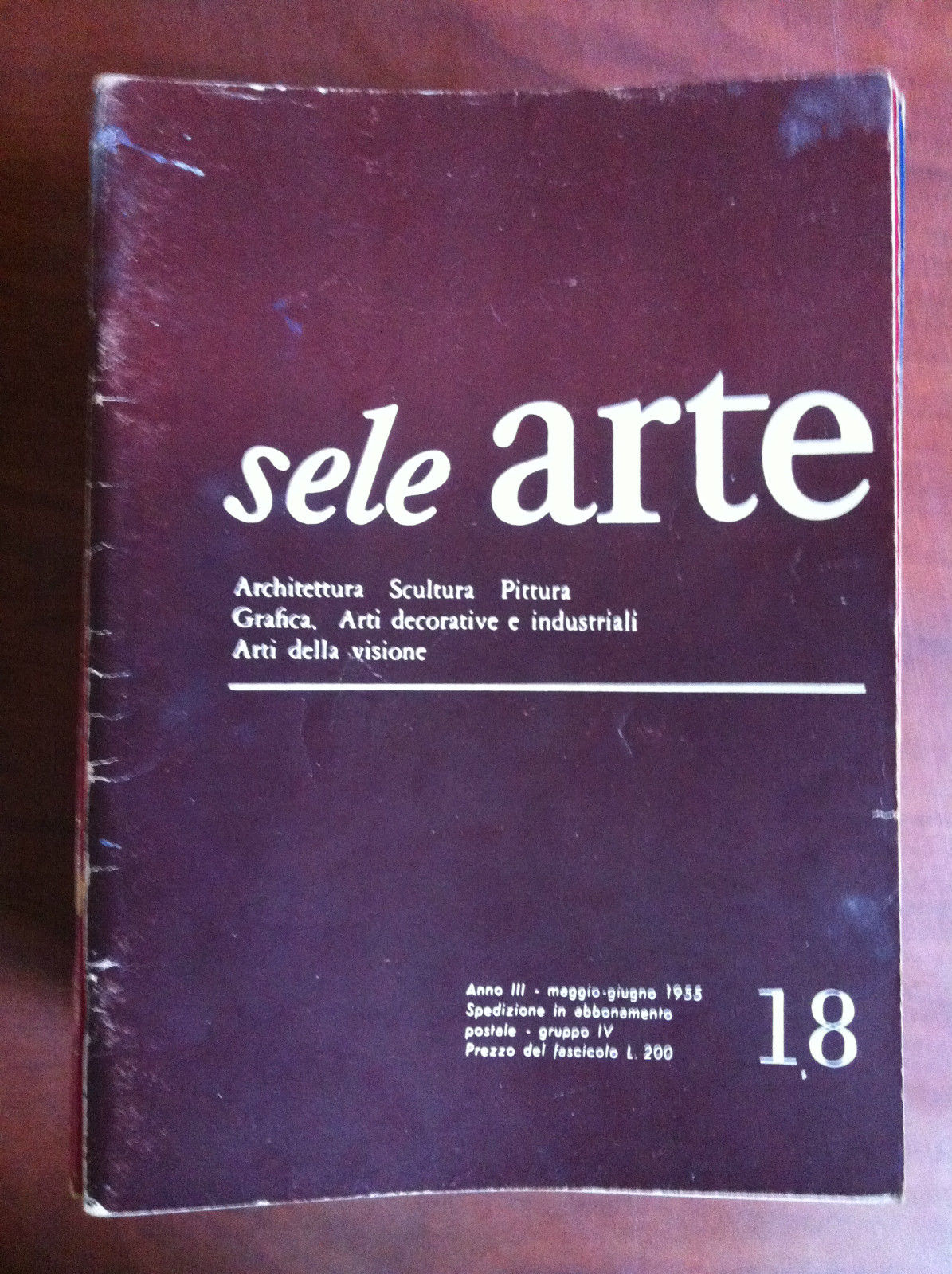 sele ARTE Anno III n^ 18 Maggio/Giugno 1955 - E18862