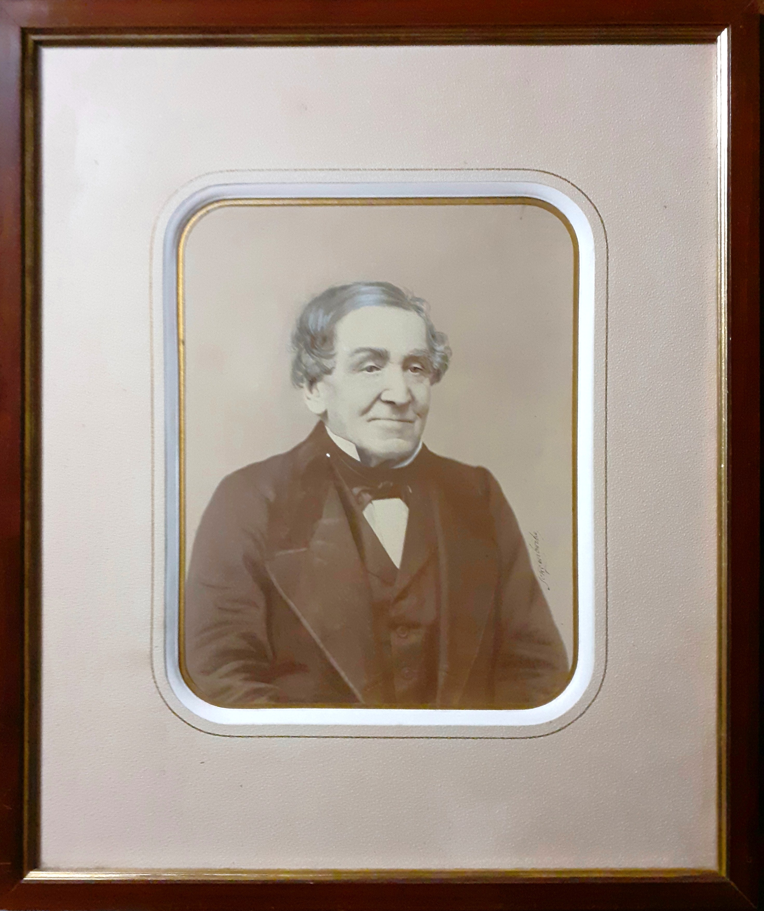 Senatore del Regno Antonio Carbonazzi- Fotografo Schemboche Torino- Grande Albumina