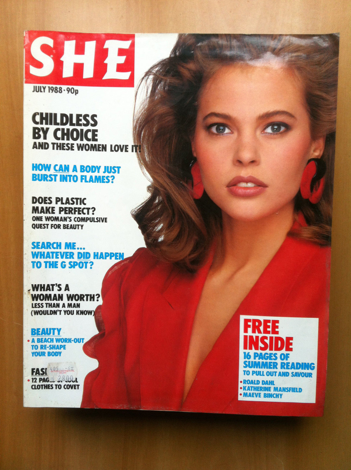 SHE July 1988 Cover: Judy Mancini - E14228