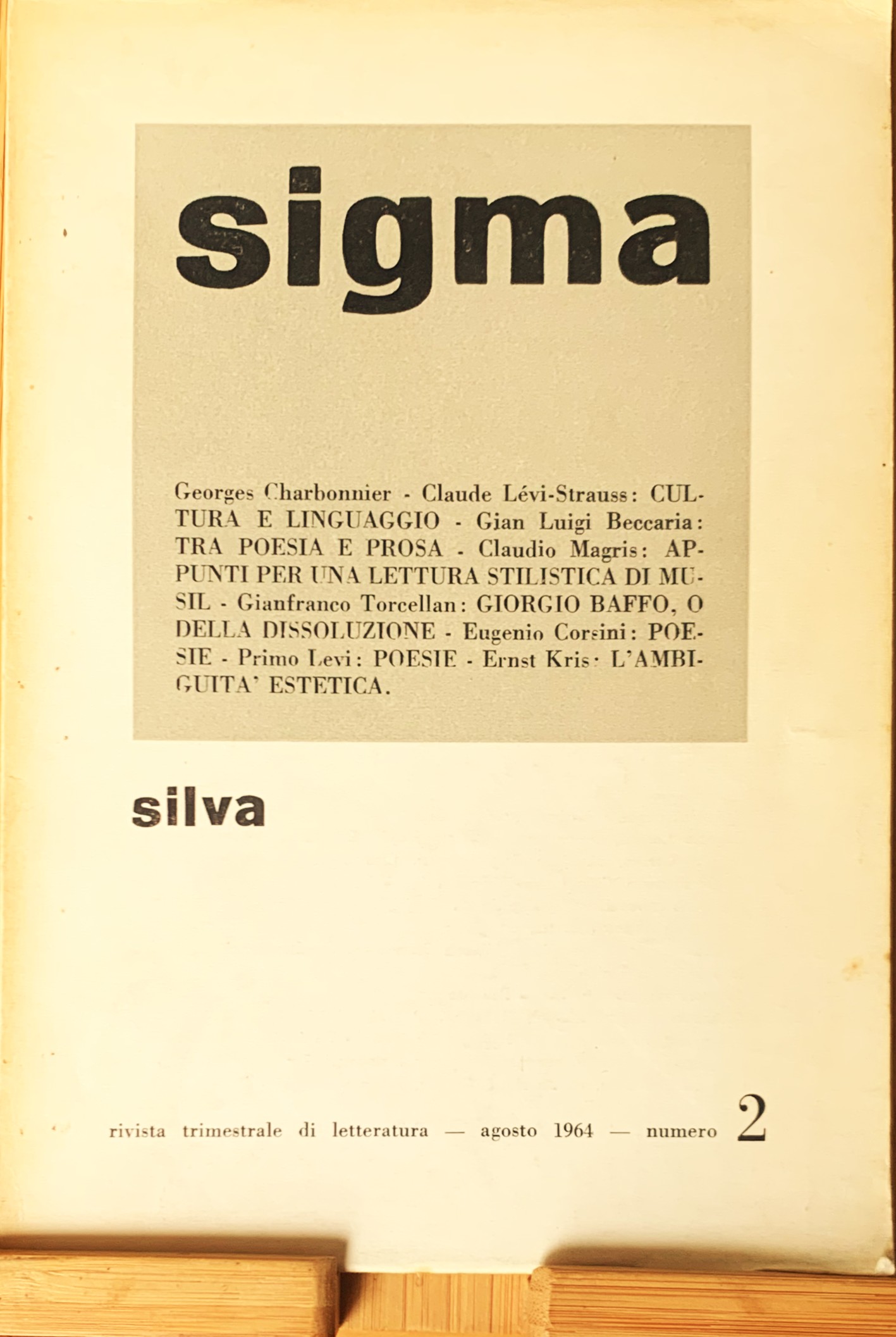 sigma - rivista trimestrale di letteratura