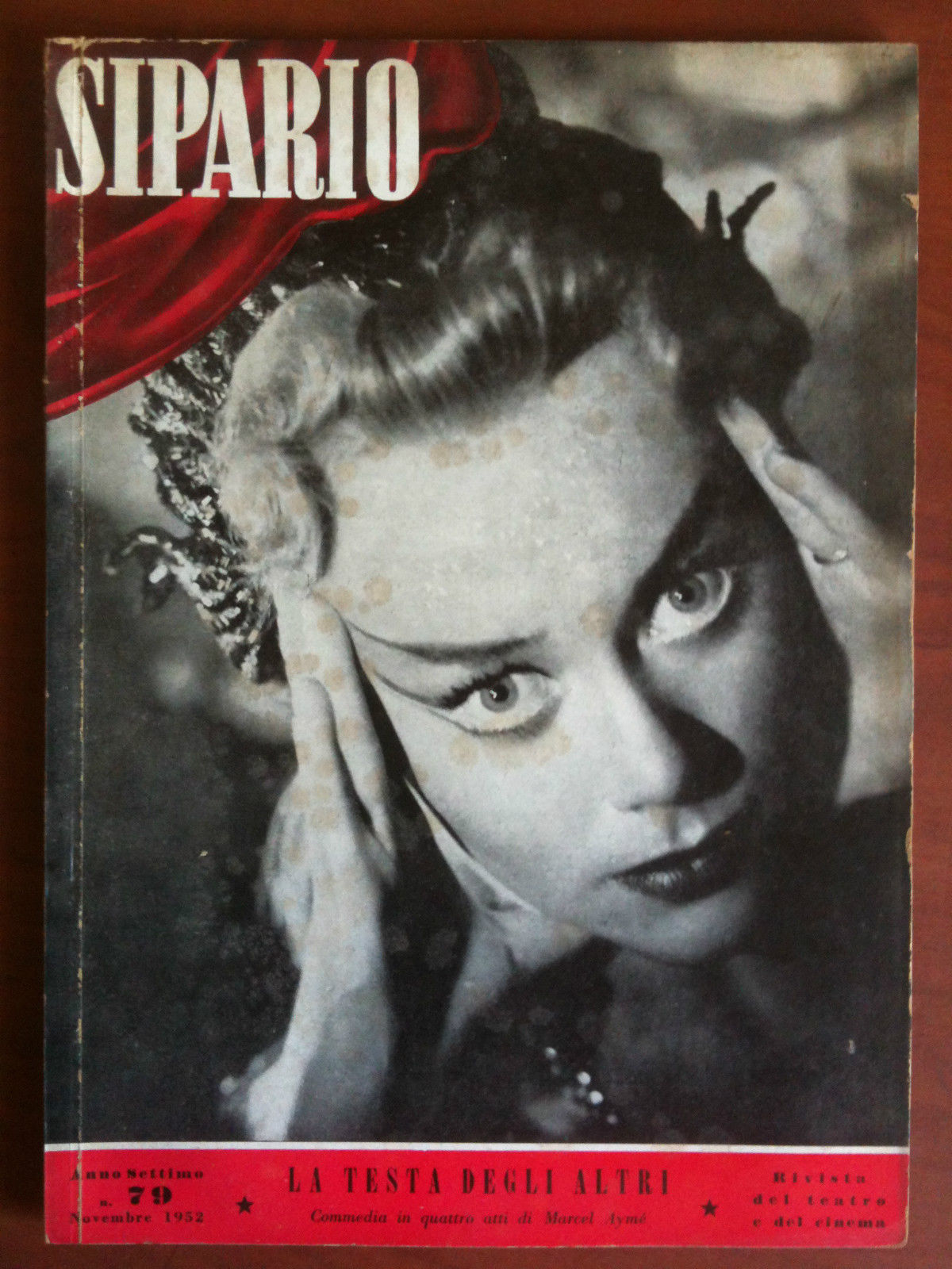Sipario anno 7^ n^ 79 Novembre 1952 Cover: Glynis Johns …