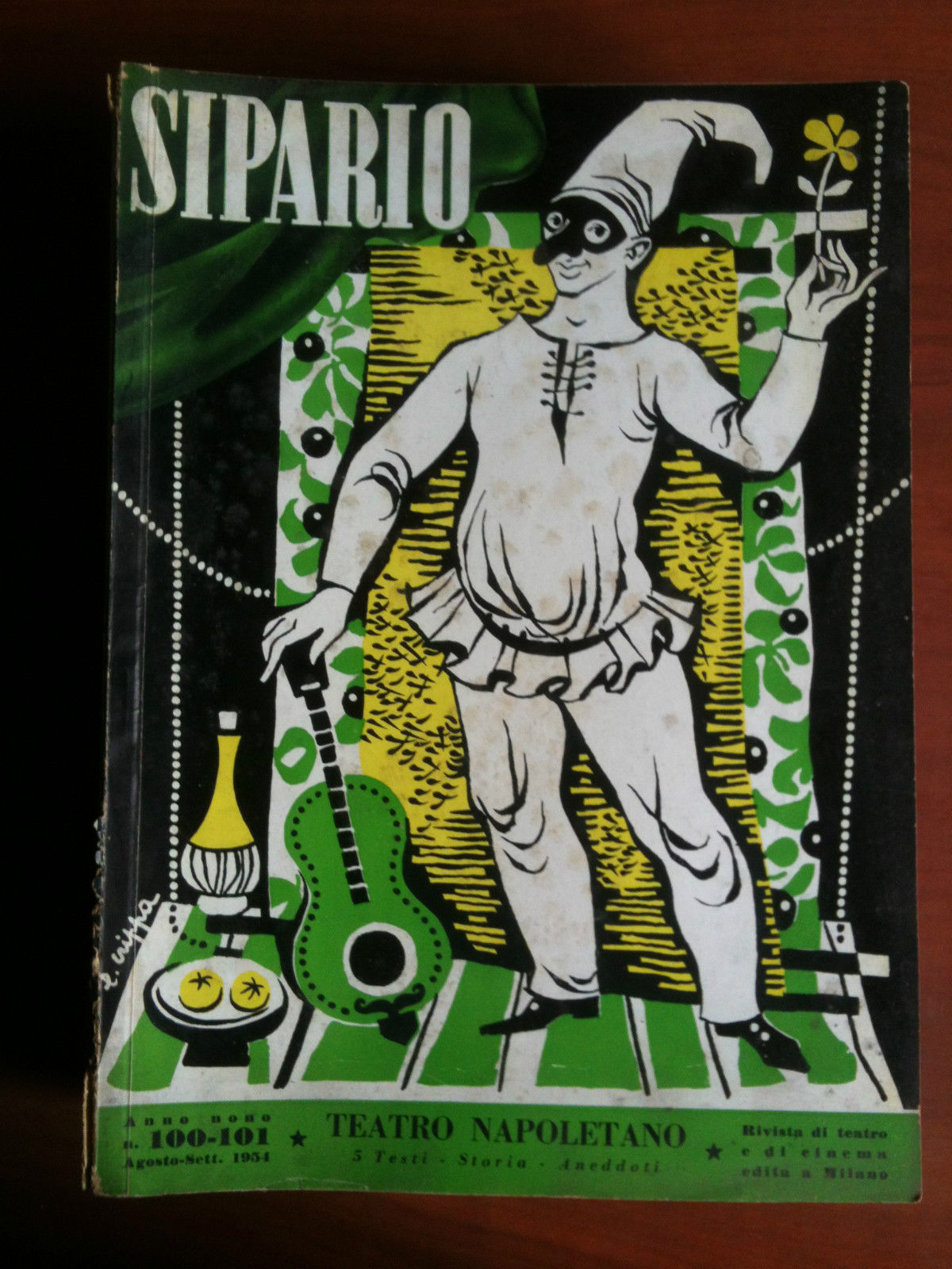 Sipario Anno IX n^ 100-101 Agosto/Settembre 1954