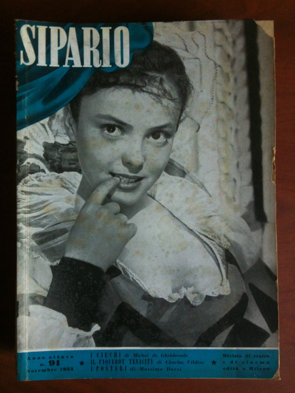 Sipario Anno VIII n^ 91 Novembre 1953