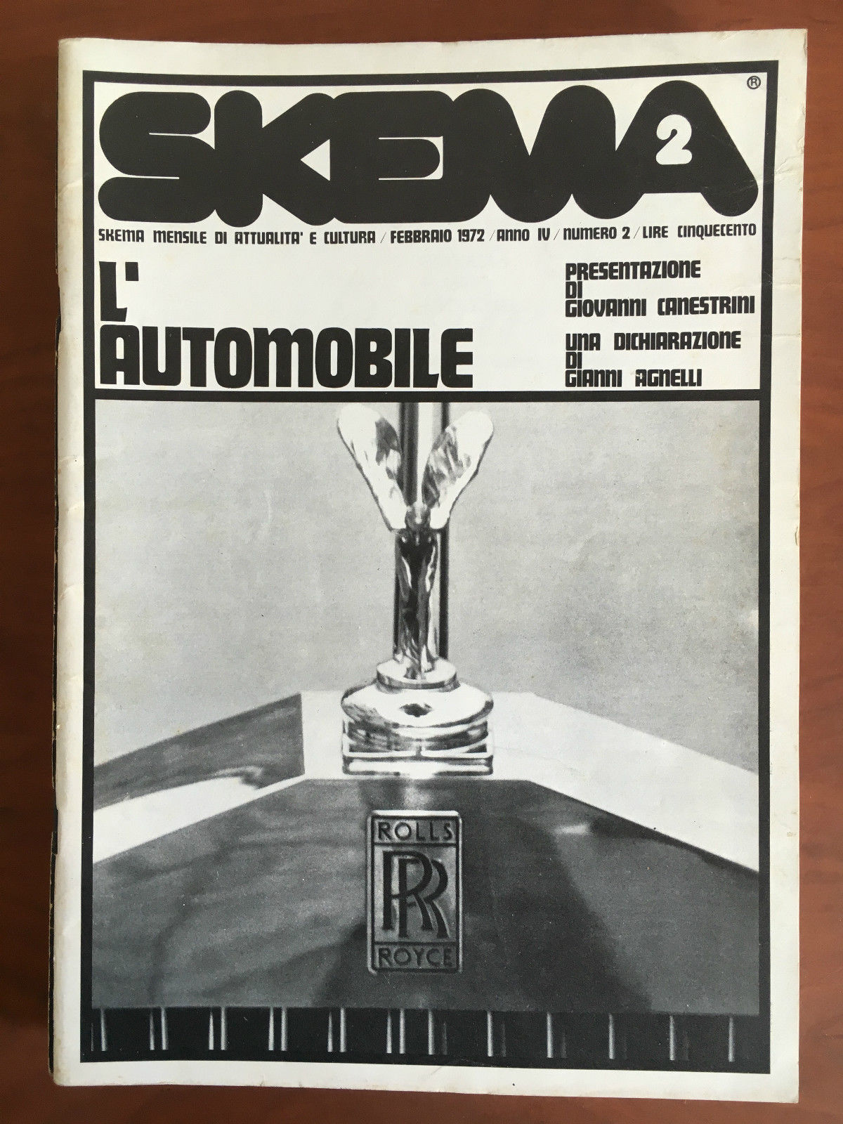 Skema mensile attualità e cultura n^ 2 Febbraio 1972 - …