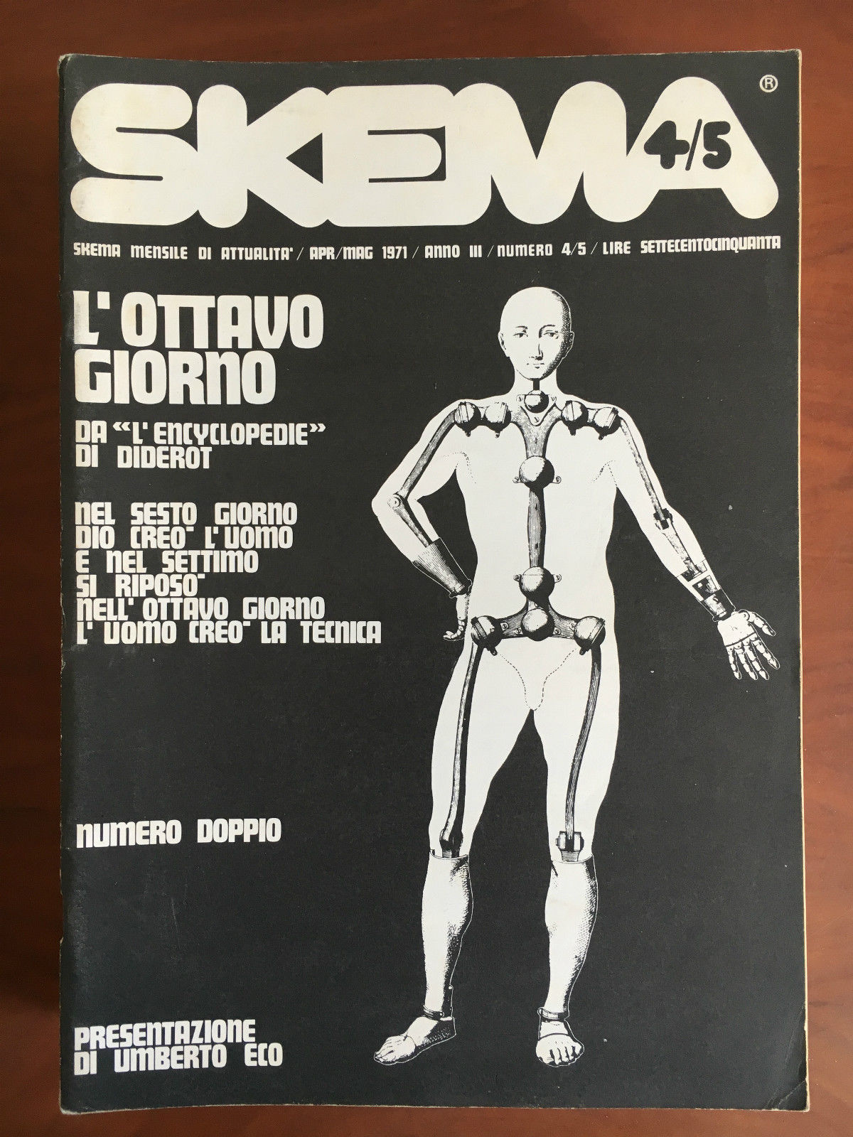 Skema mensile attualità e cultura n^ 4/5 Aprile/Maggio 1971 - …