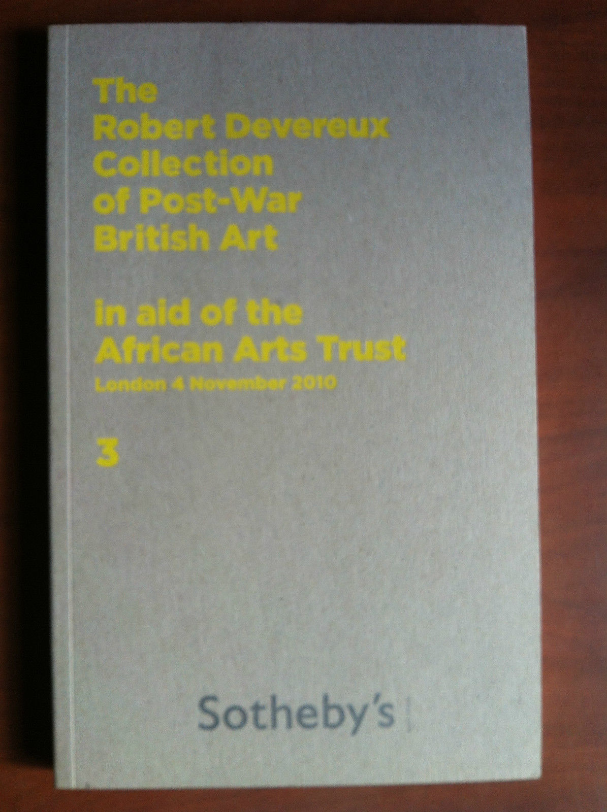 SOTHEBY'S Auction catalogue Robert Devereux Collection of Post-War British Art …