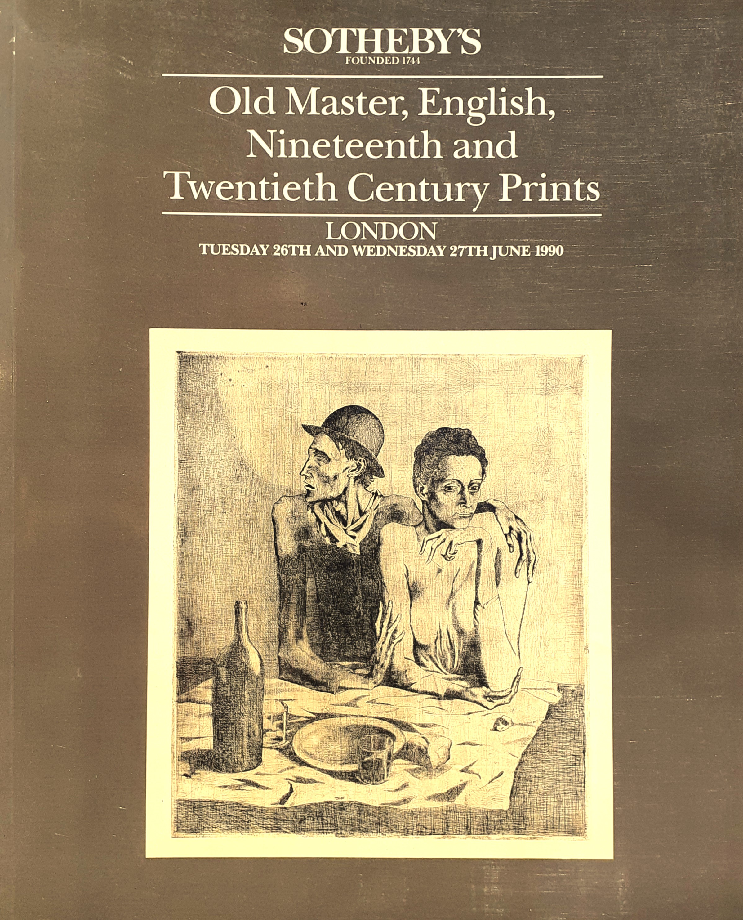 Sotheby's Old Master, Nineteenth and Twentieth Century Prints London 1990