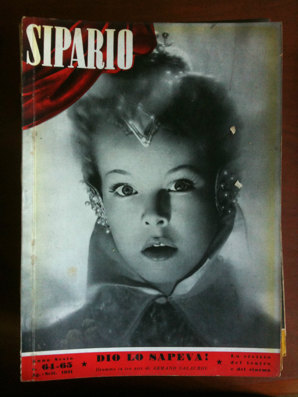 Spiario Anno VI n^ 64-65 Agosto Settembr 1951 La rivista …