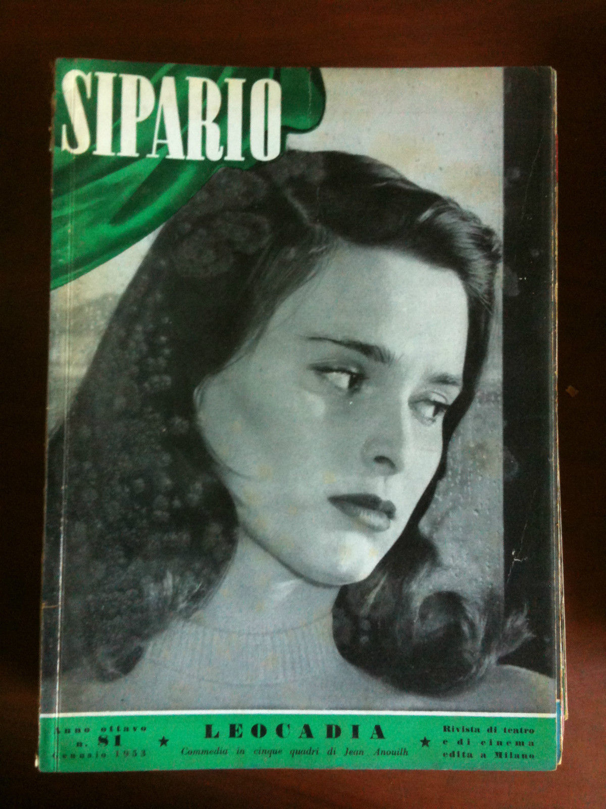 Spiario Anno VIII n^ 81 Gennaio 1953 Rivista del teatro …