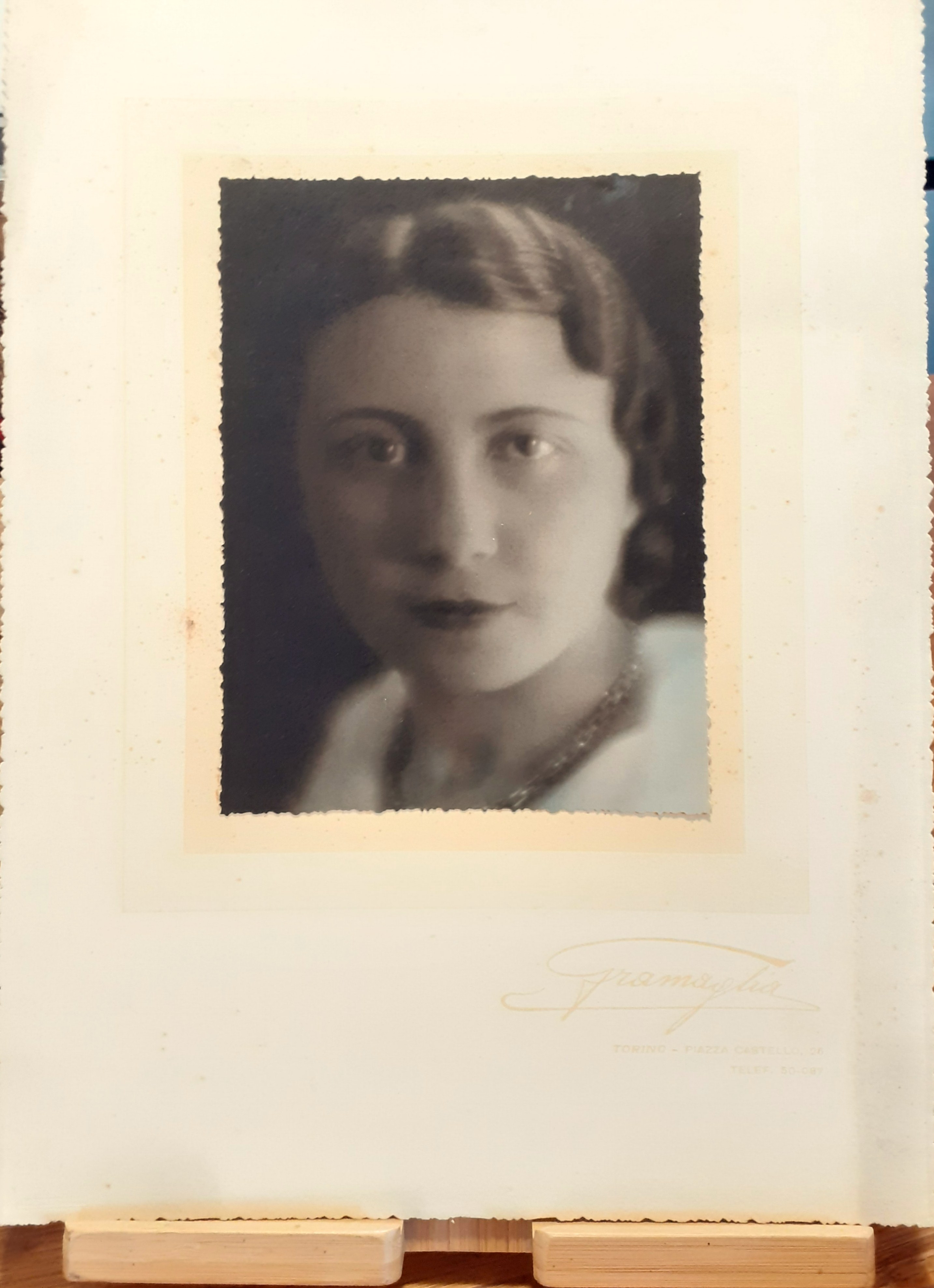 Stampa ai sali d'argento con leggere coloriture fotografo M. Gramaglia …