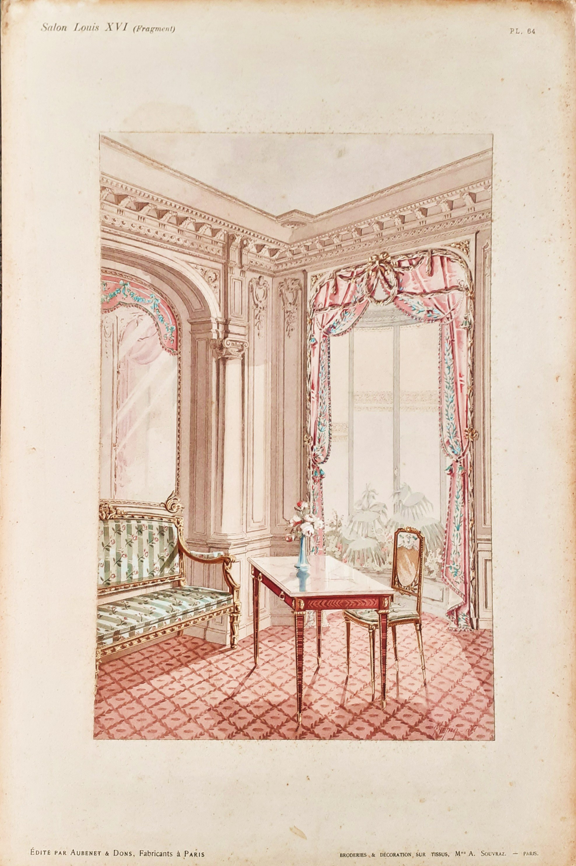 Stampa da un disegno di F. Chopin L'ornament &amp; la …