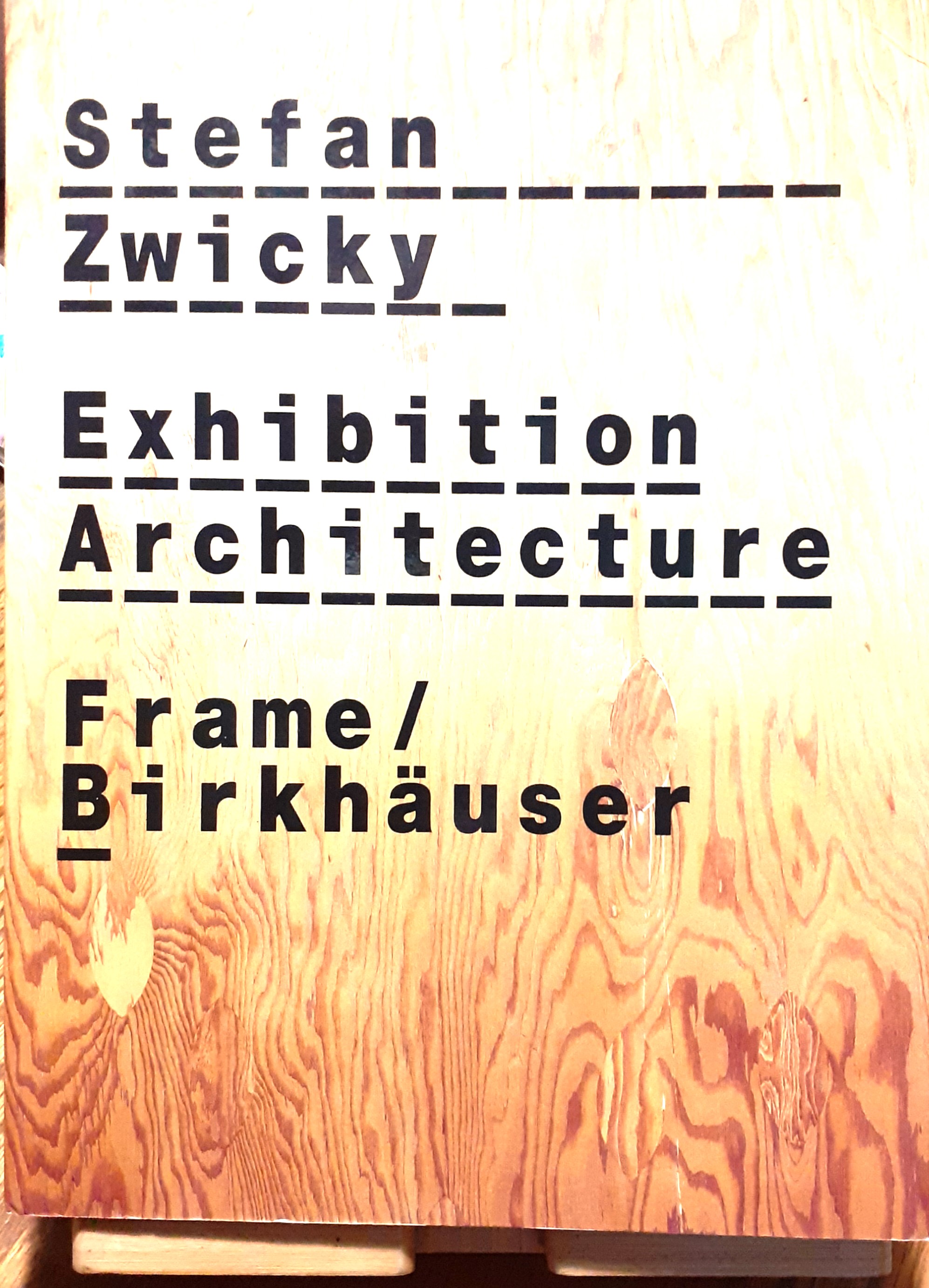 Stefan Zwicky. Exhibition Architecture
