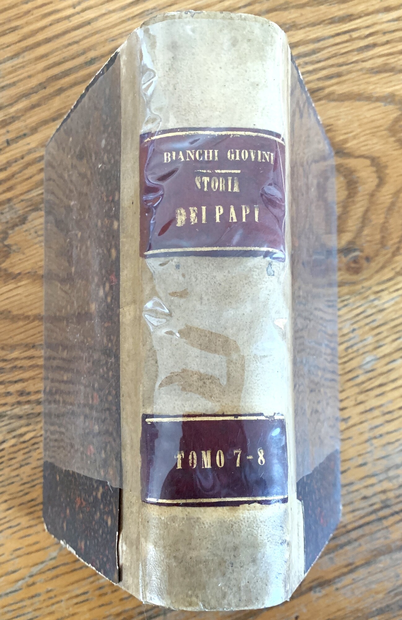 Storia dei PAPI rilegato d'epoca con due tomi 7^ e …