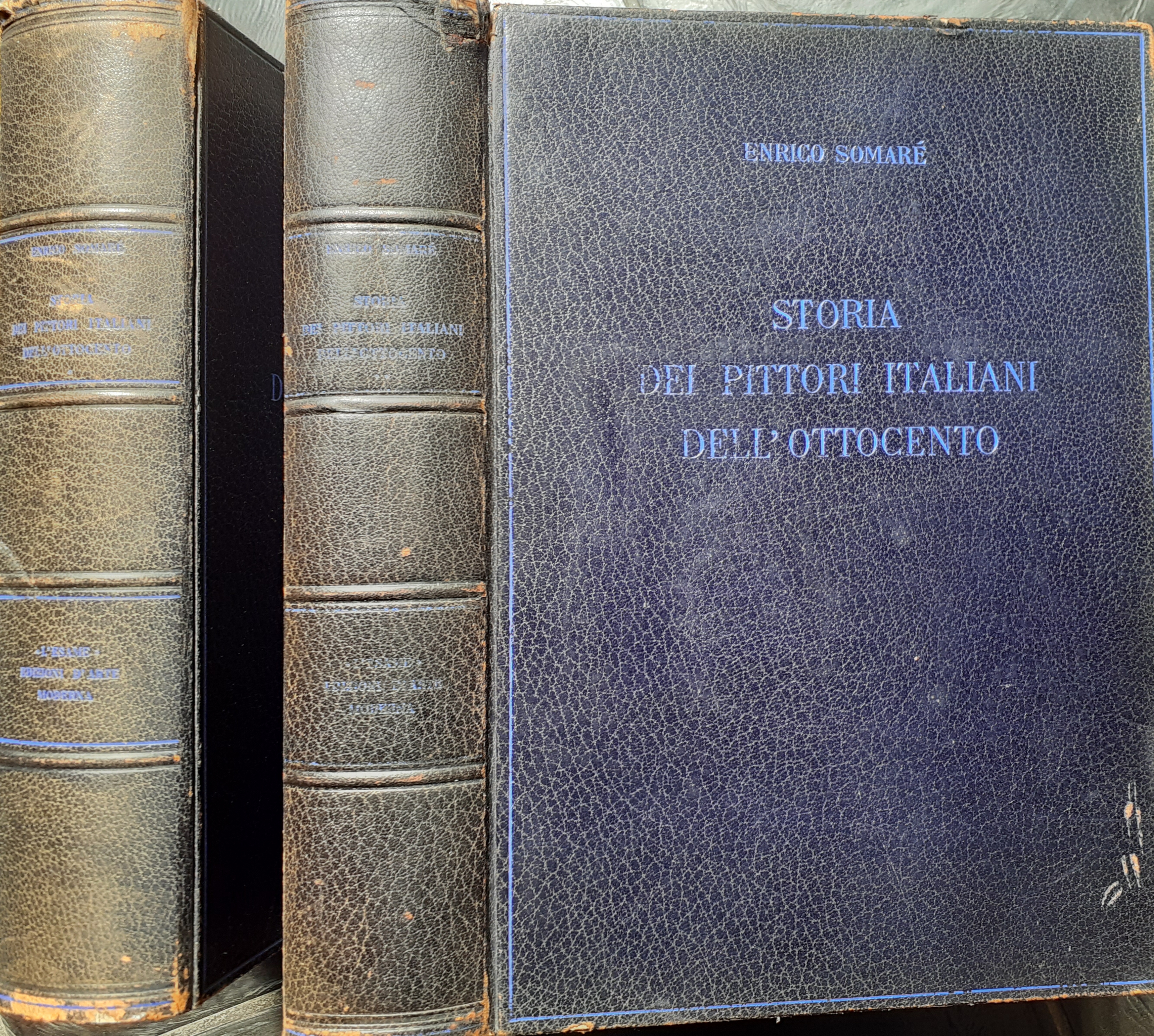 Storia dei pittori italiani dell'ottocento due volumi numerati 1928