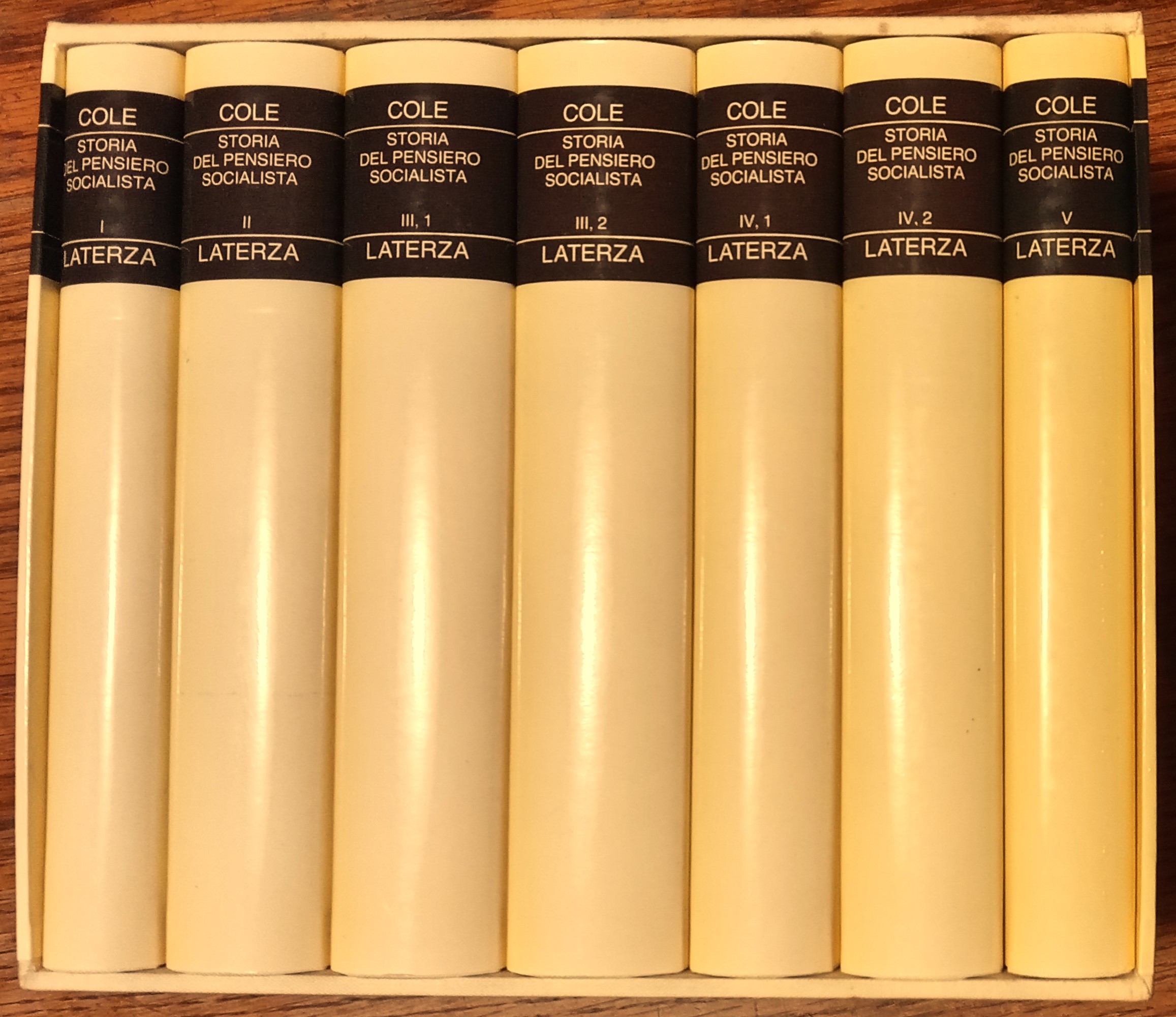 Storia del pensiero socialista (V voll., 7 tomi)
