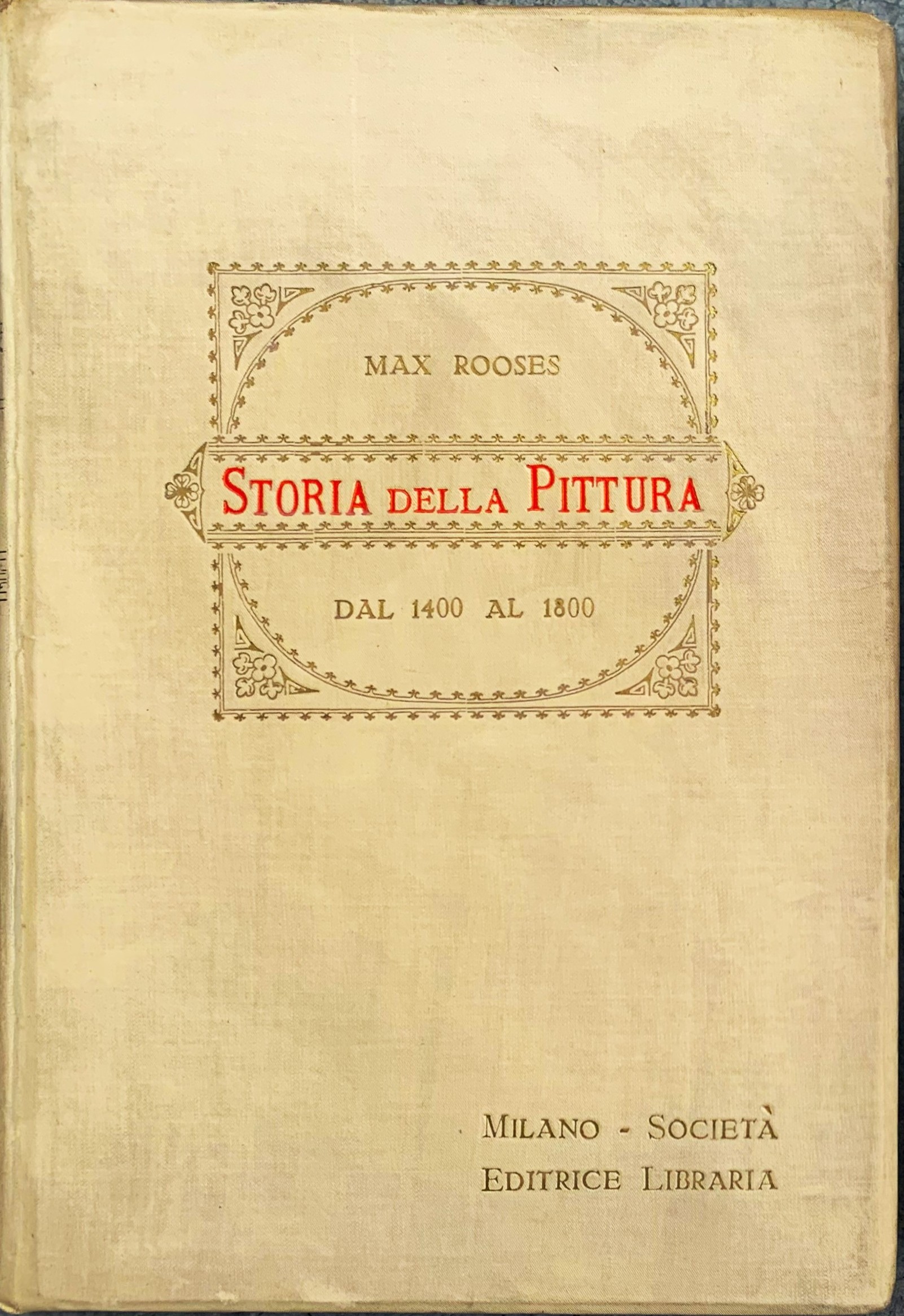 Storia della pittura dal 1400 al 1800