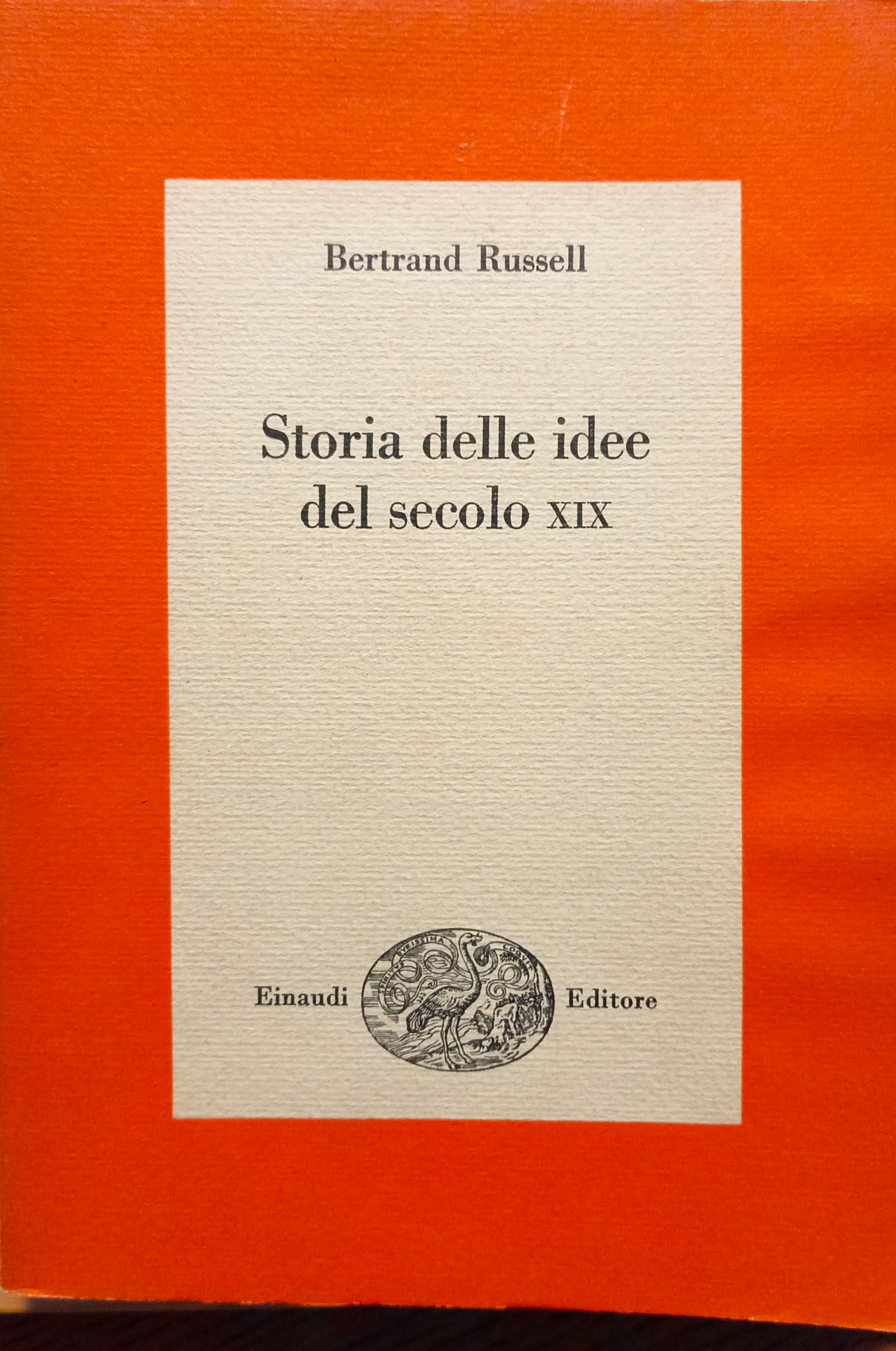 Storia delle idee del XIX secolo