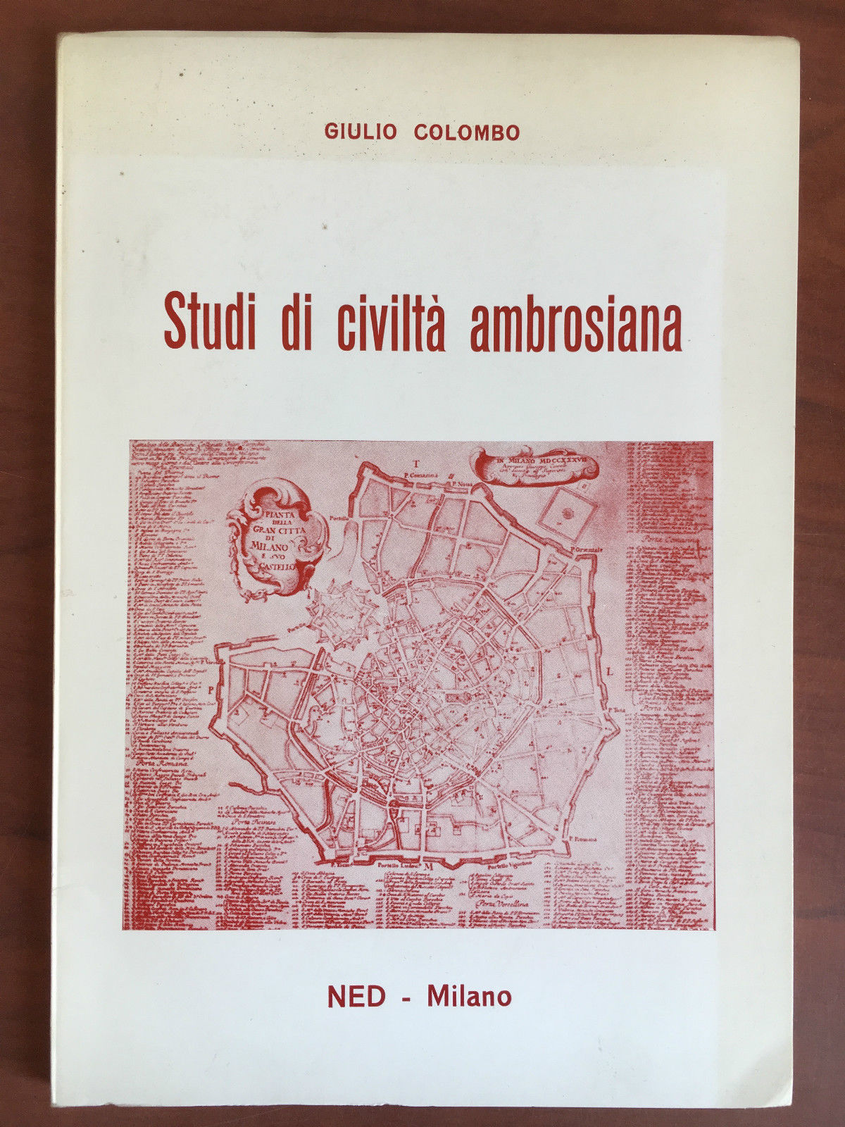 Studi di civiltà Ambrosiana Giulio Colombo NED 1984 - E20196