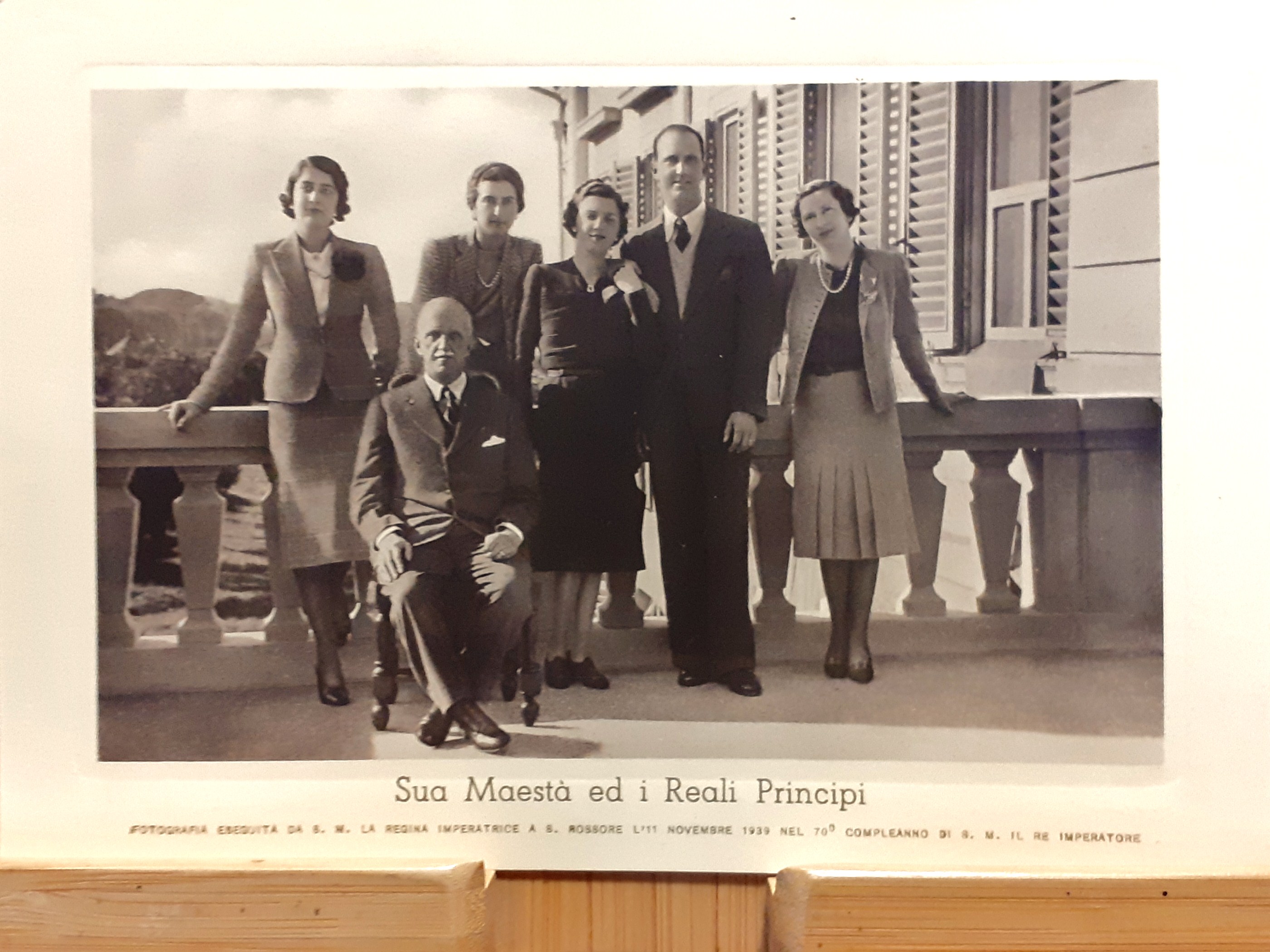Sua Maestà ed i Reali Principi - cartolina vera fotografia …