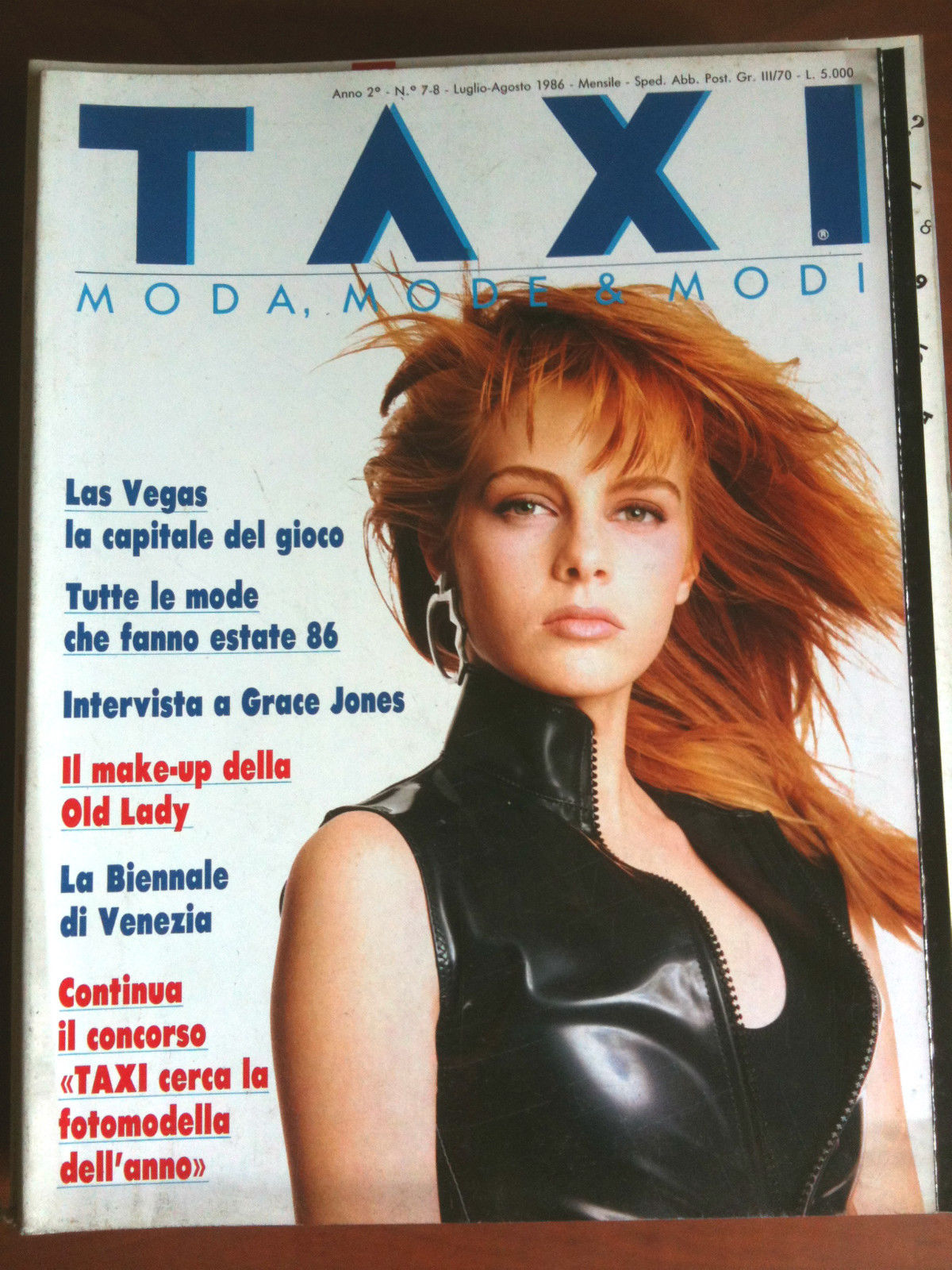 TAXI Moda Italia anno 2^ n^ 7/8 Luglio / Agosto …