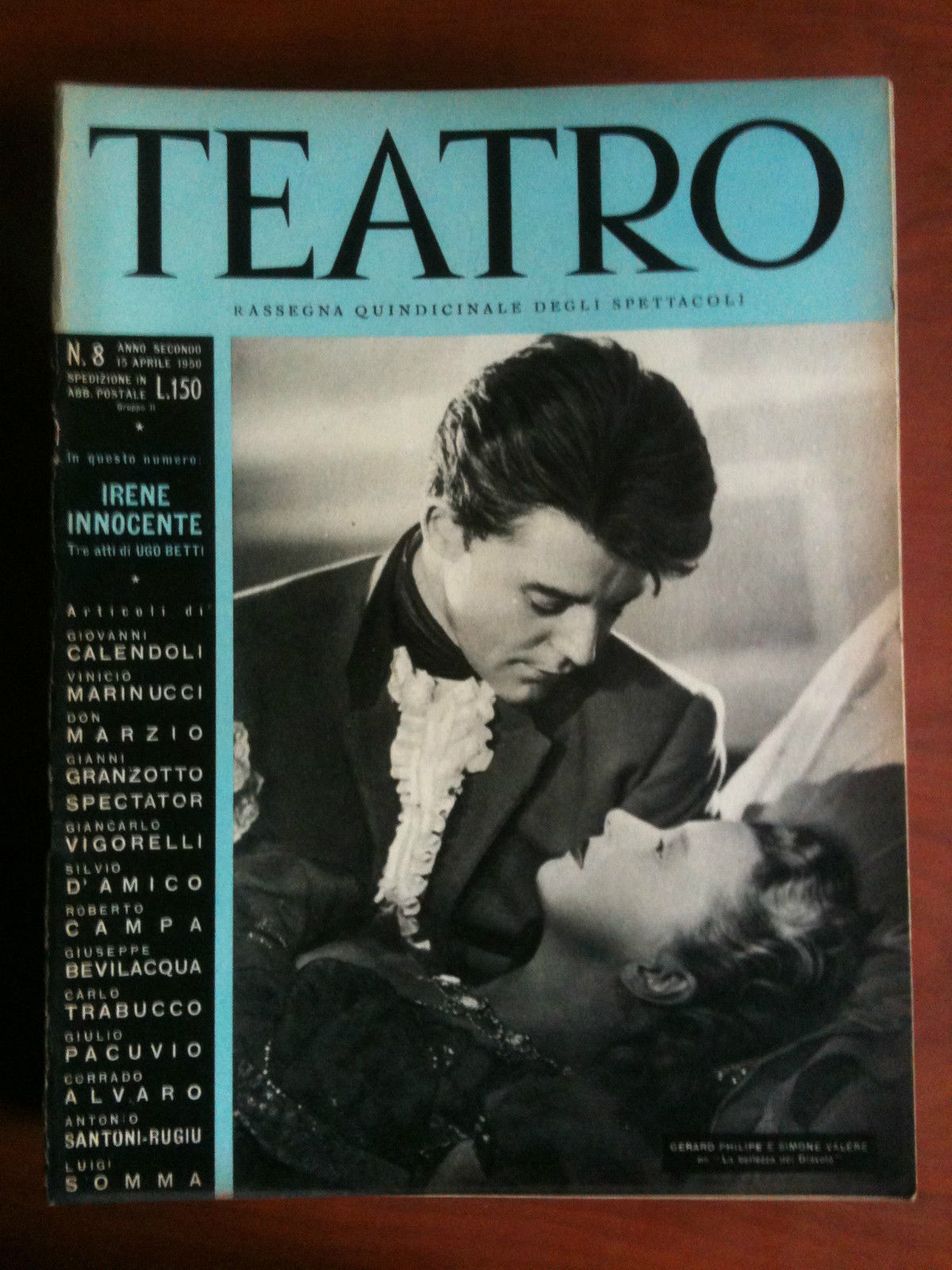 Teatro n^ 8 - Anno II - 15 Aprile 1950