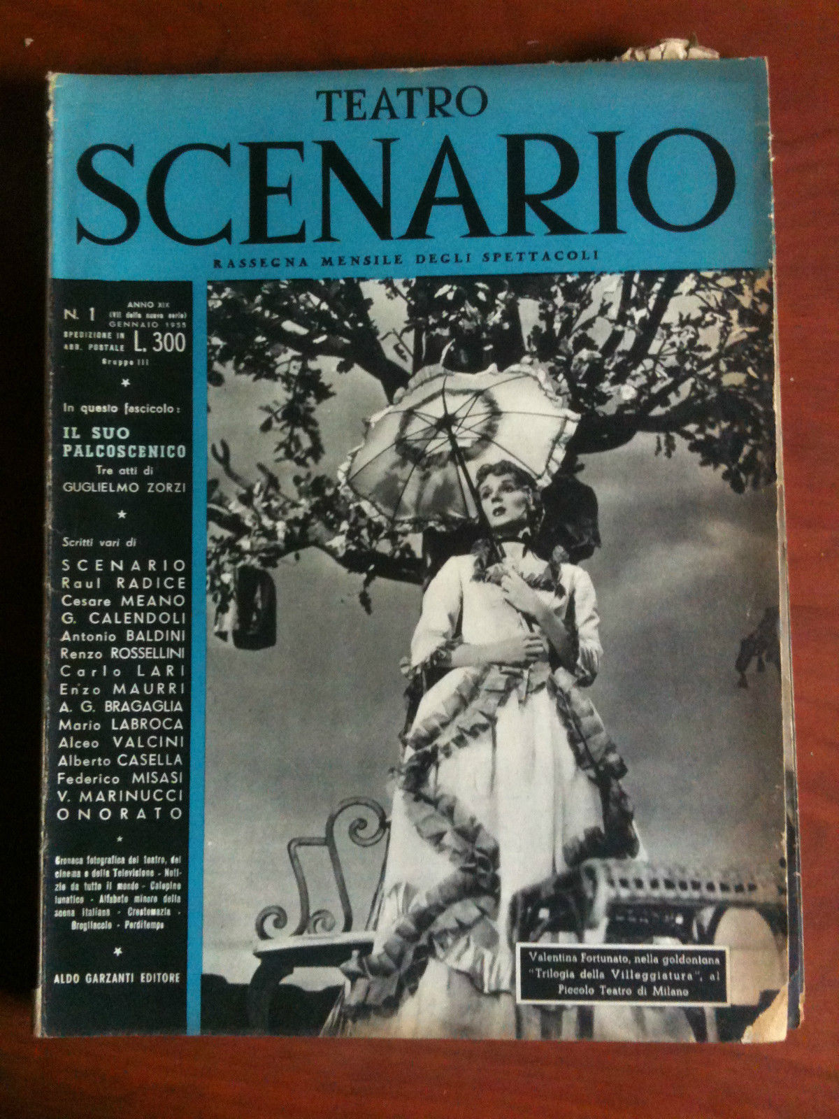 Teatro SCENARIO n^ 1 - Anno VII - Gennaio 1955