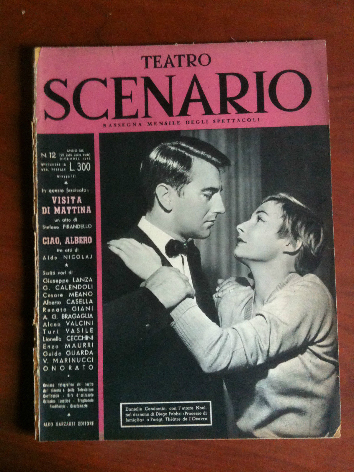 Teatro SCENARIO n^ 12 - Anno VII - Dicembre 1955